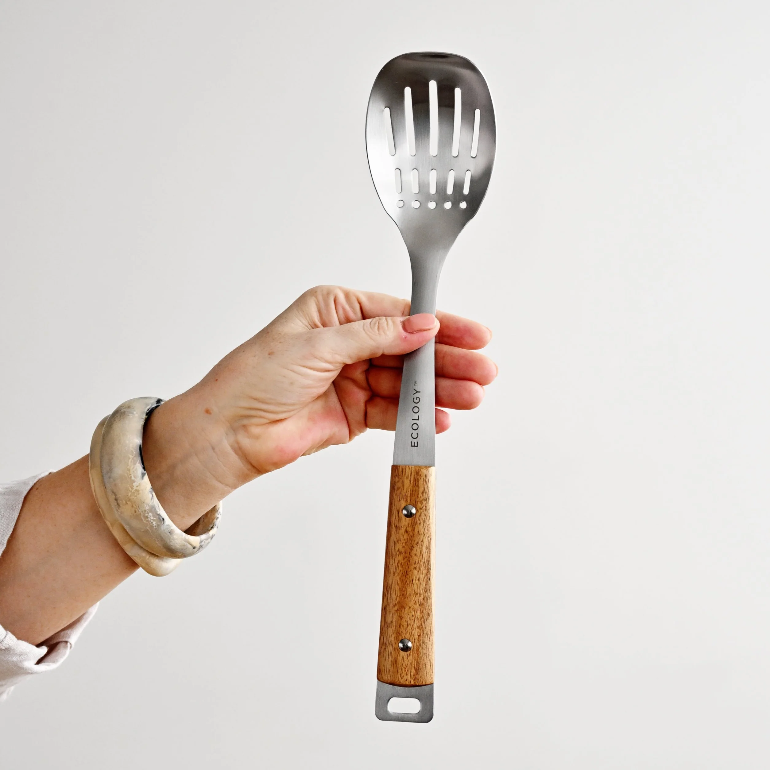 Acacia Provisions Slotted Spoon