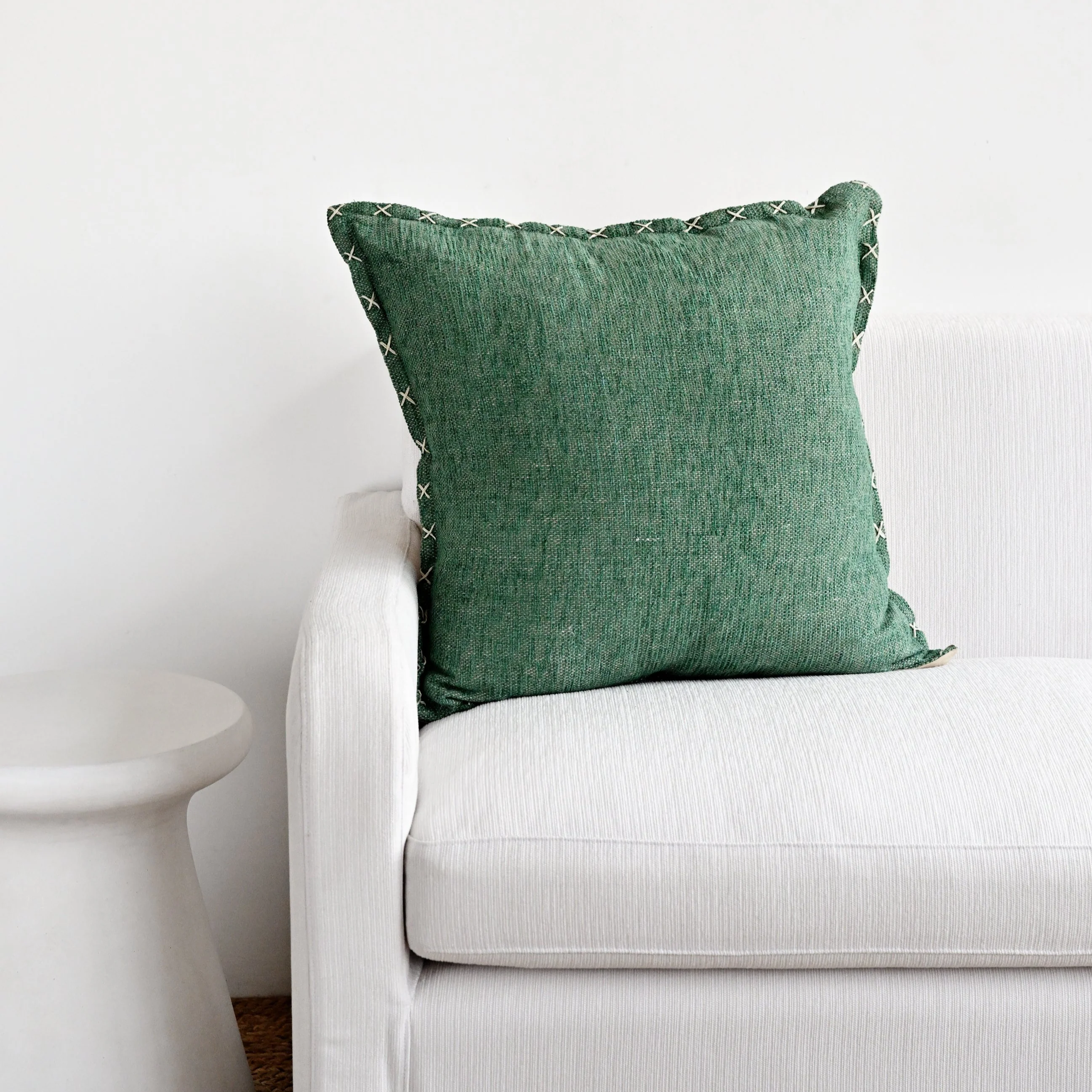 Anaisha Green Cushion Cover - 55cm x 55cm - Image 3
