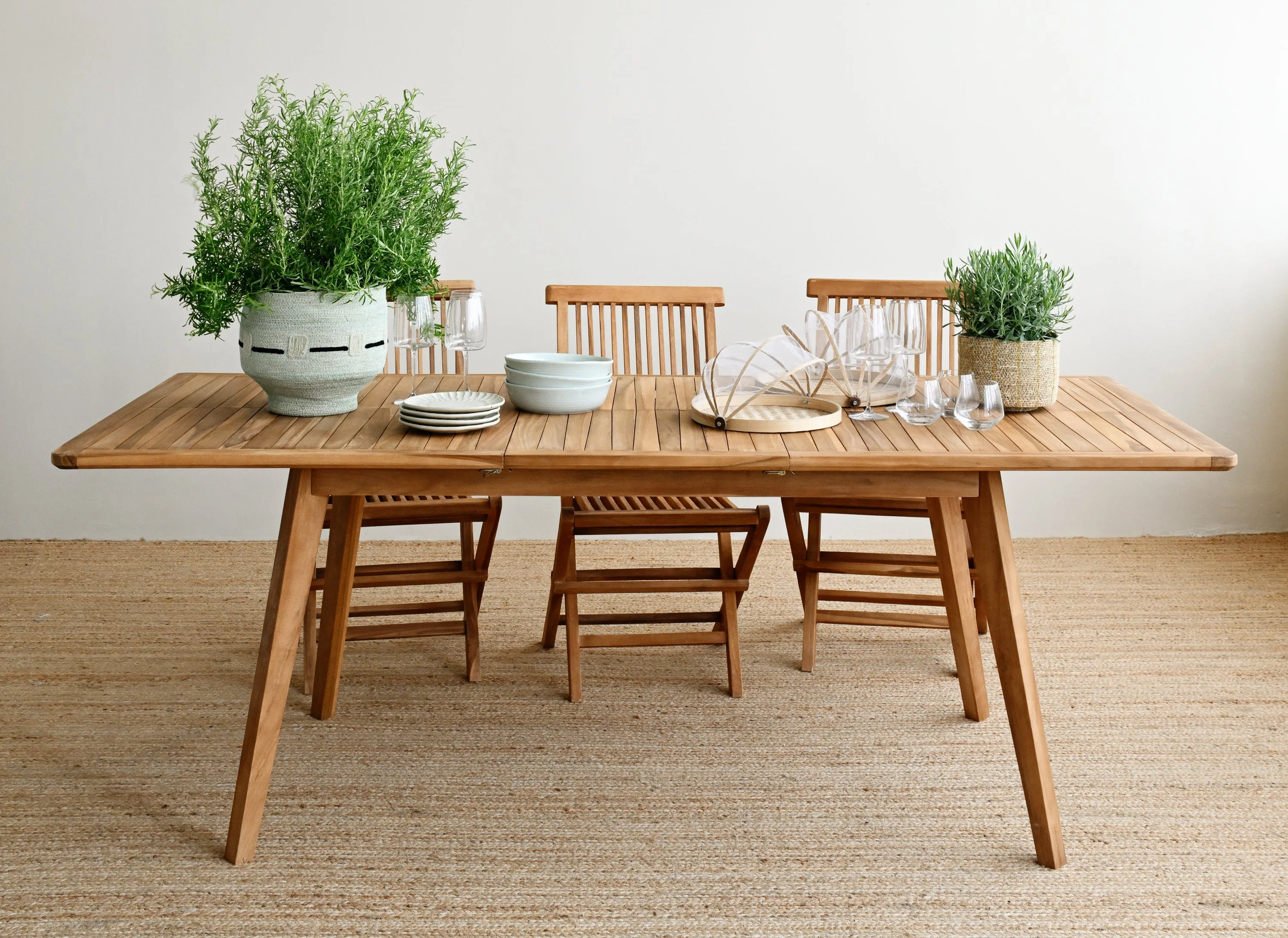 Aruna Teak Folding Chair - Image 6