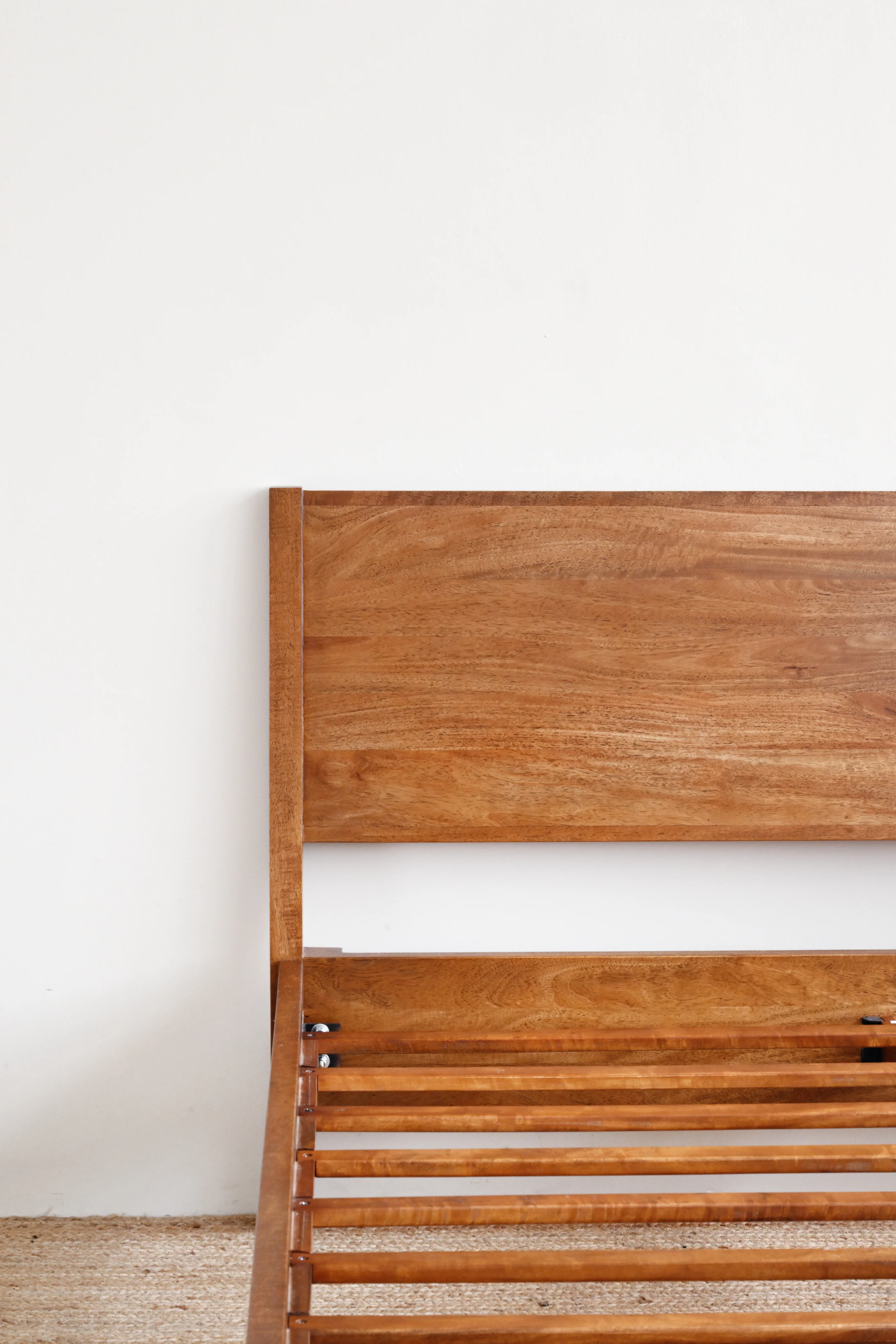 Azure Mango Wood Bed - Tallow - Image 14
