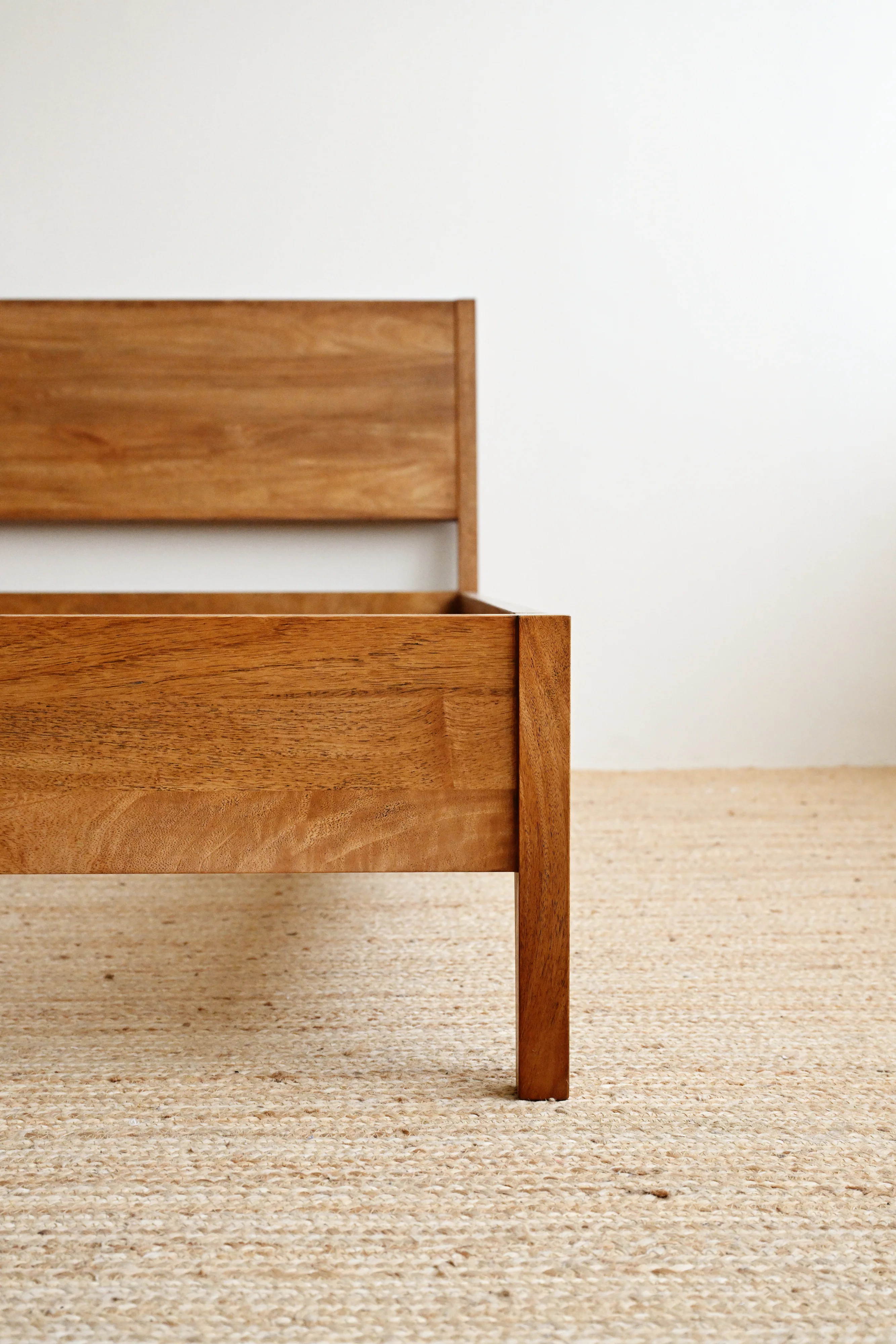 Azure Mango Wood Bed - Tallow - Image 15