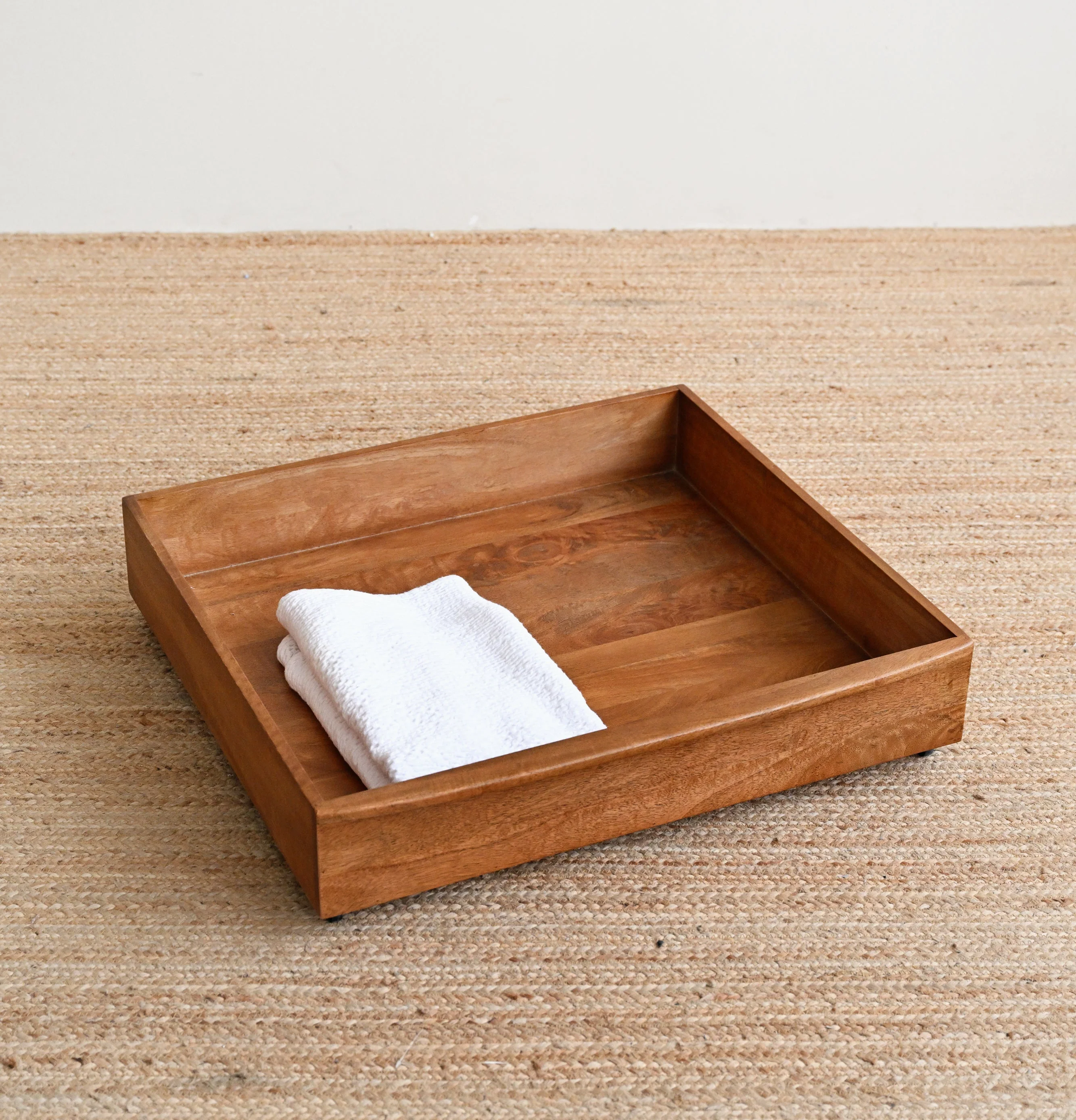 Azure Mango Wood Bed - Tallow - Image 20