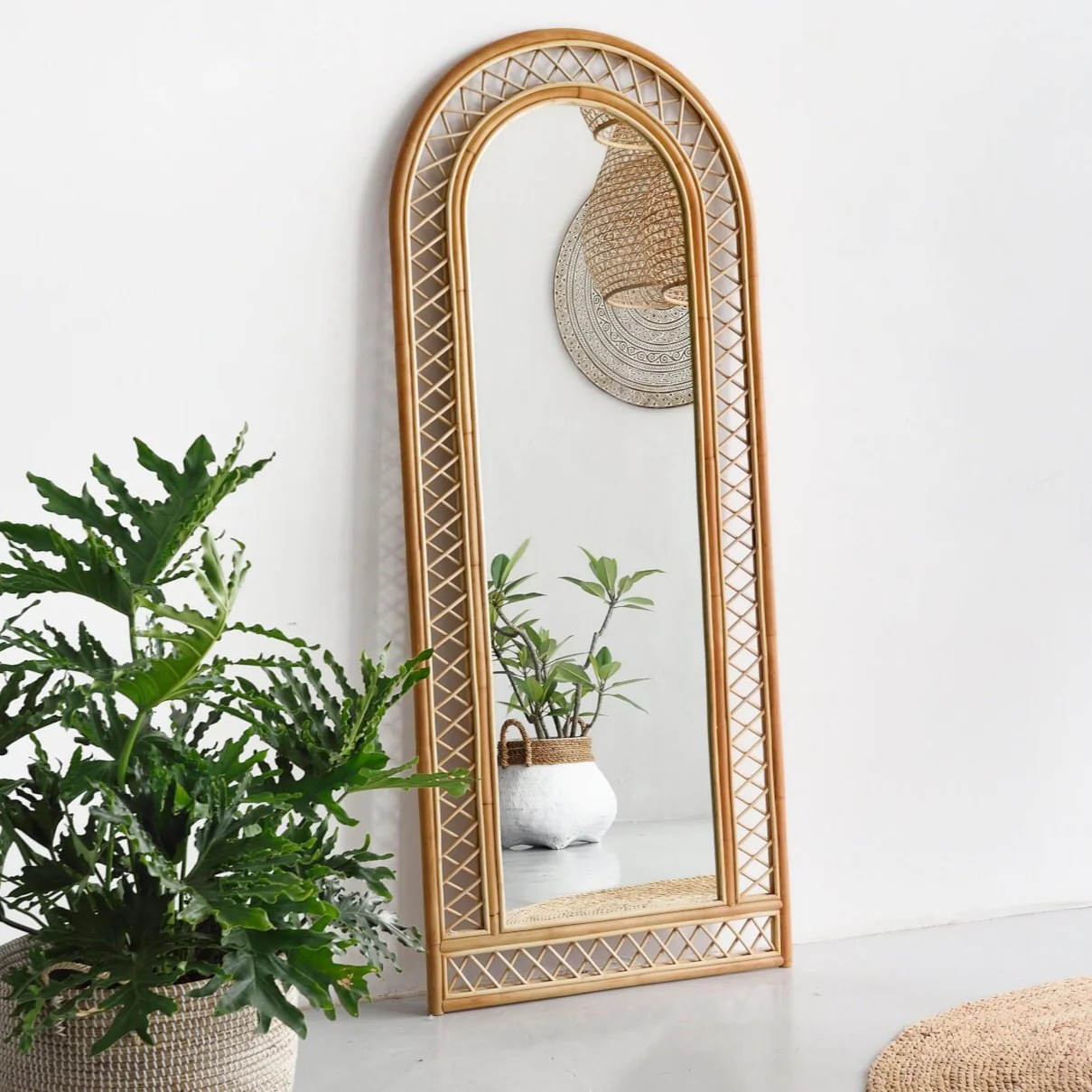 Bahama Rattan Mirror - Image 3