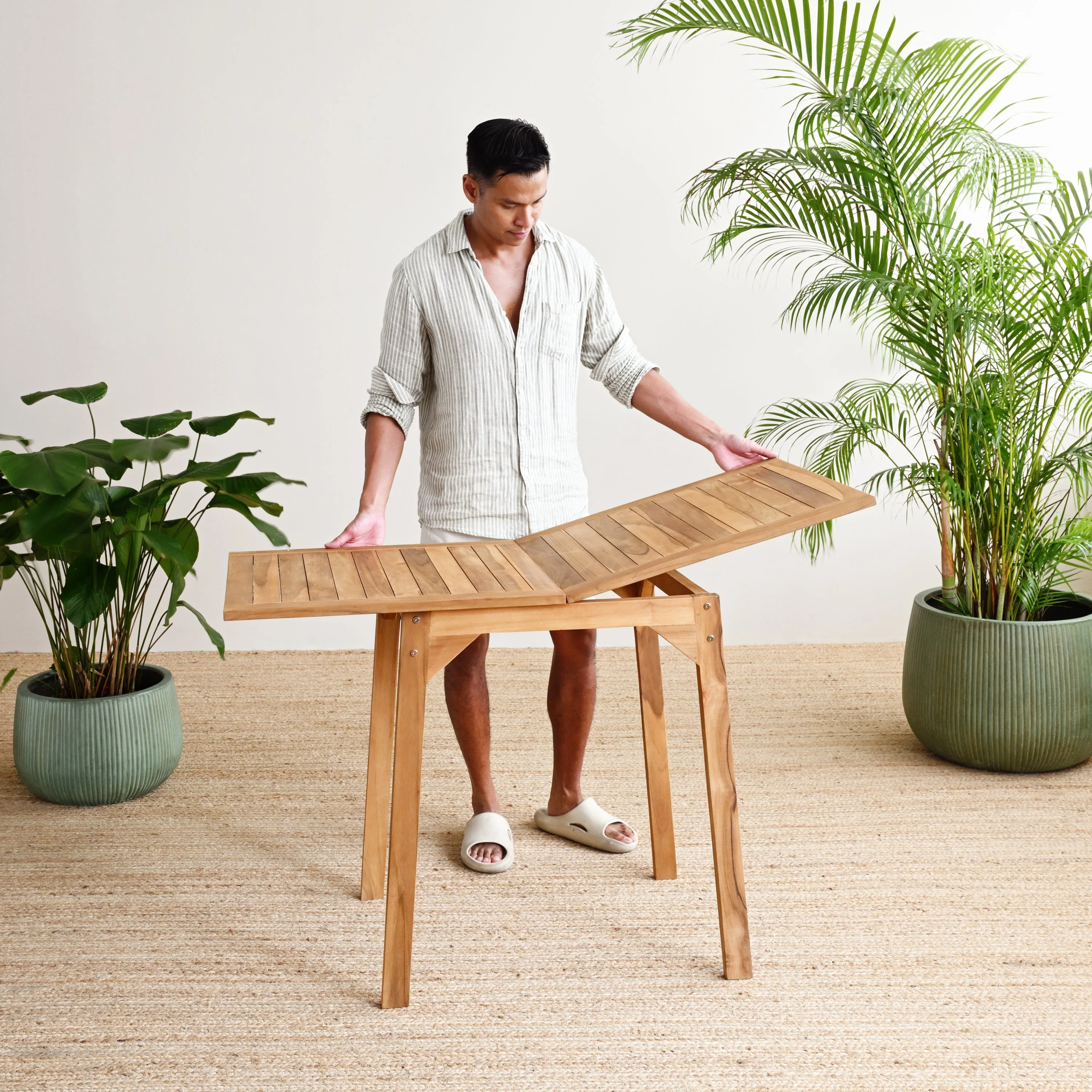 Balige Extendable Teak Dining Table - Image 6
