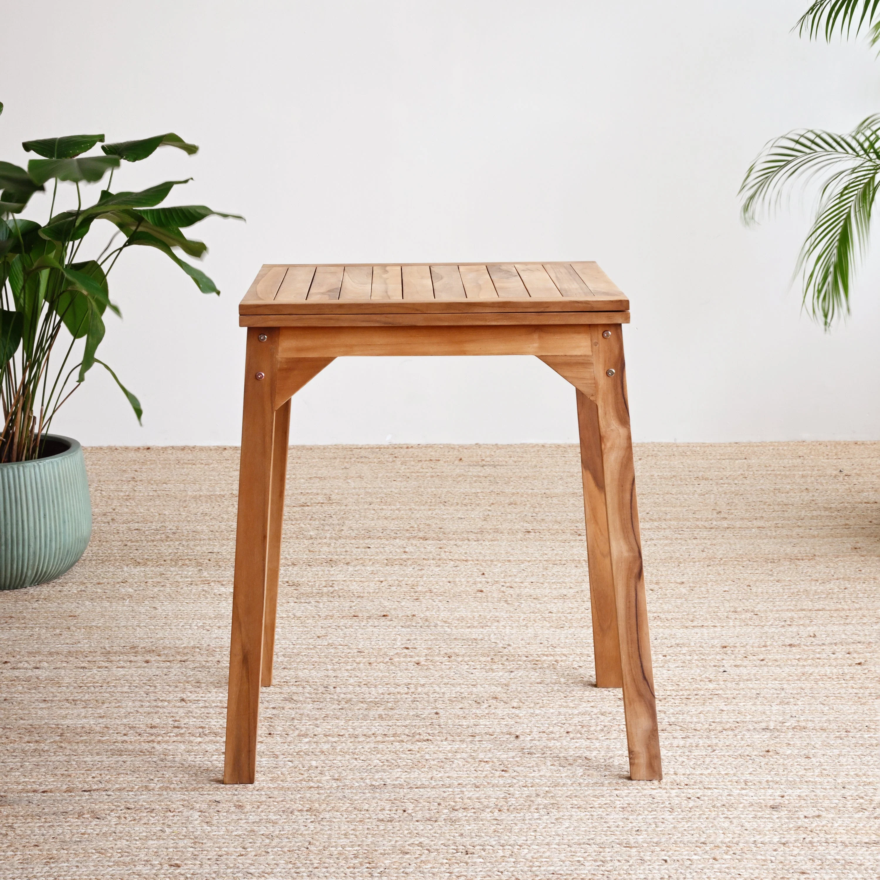 Balige Extendable Teak Dining Table - Image 8
