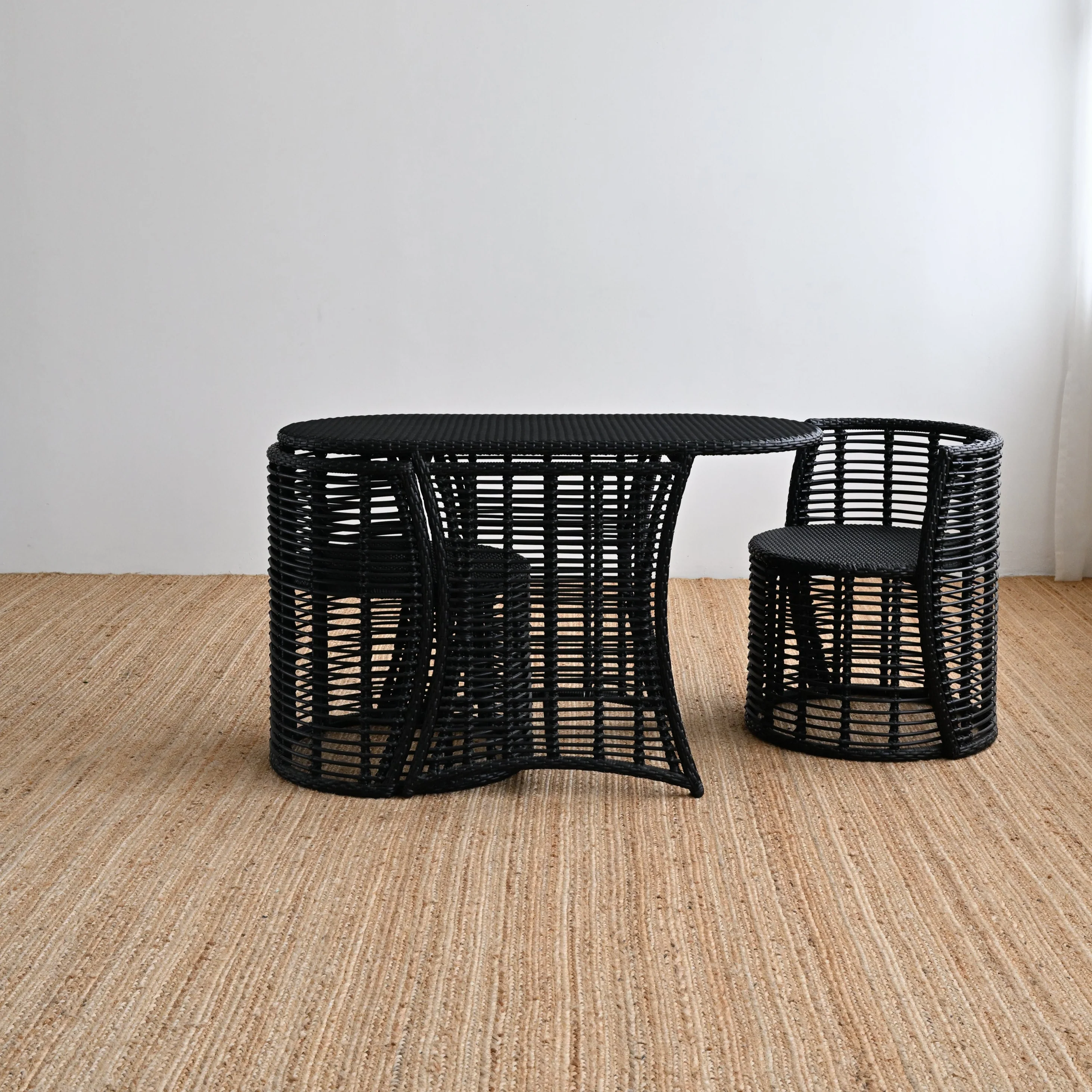 Outdoor Rattan Balcony Set - Image 5