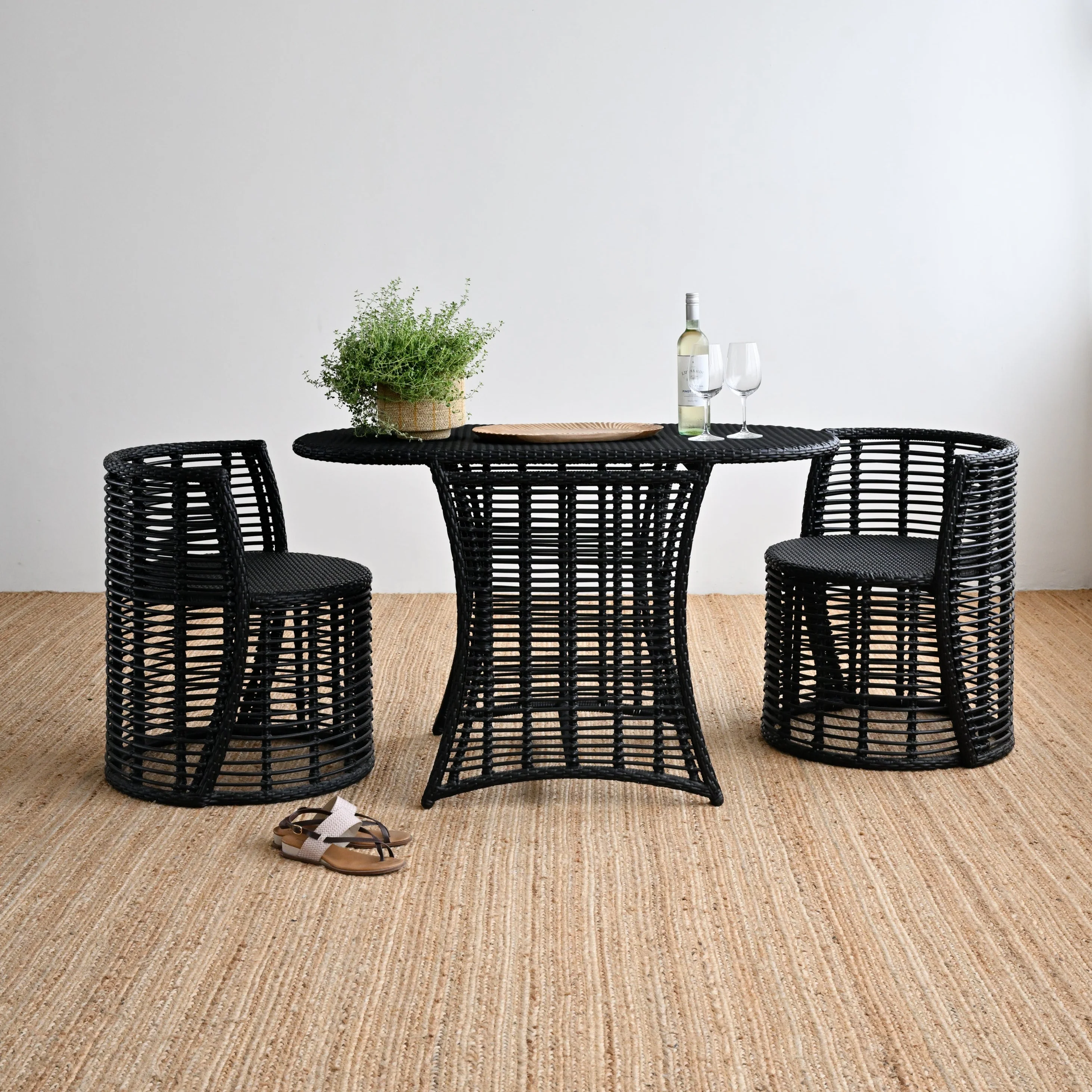Outdoor Rattan Balcony Set - Image 8