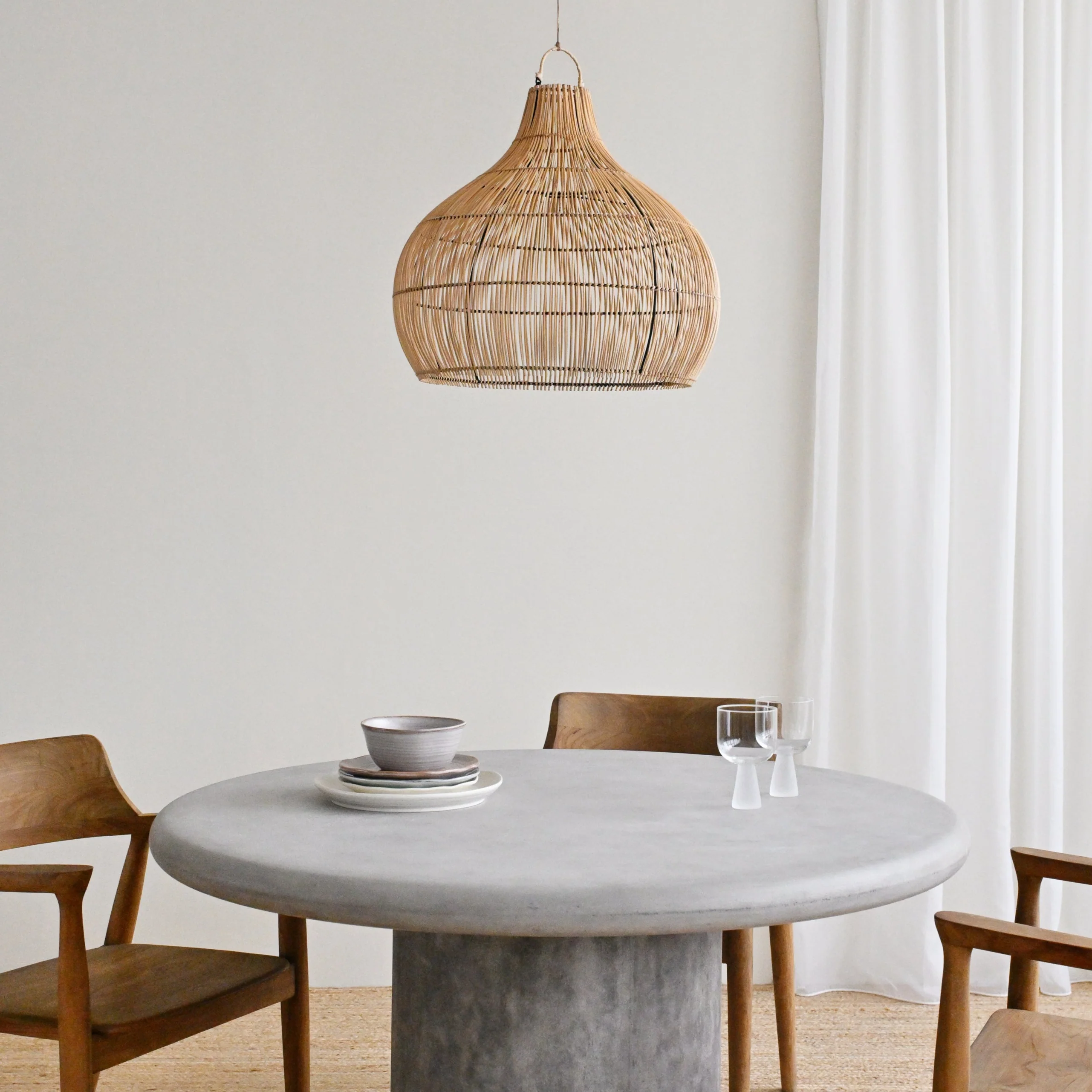 Bola Pendant Lampshade Natural - Image 4