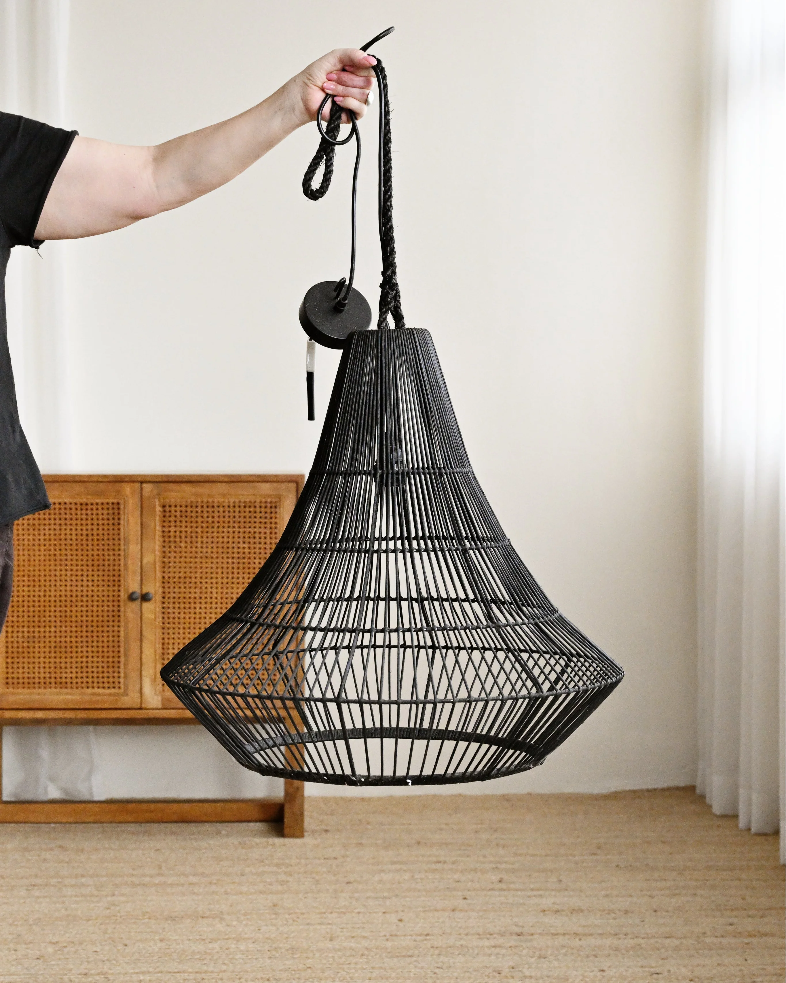 Cairo Rattan Pendant Lamp - Image 2