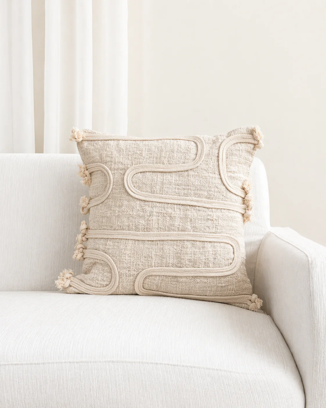 Desert Flow Raw Cushion Cover - Image 3