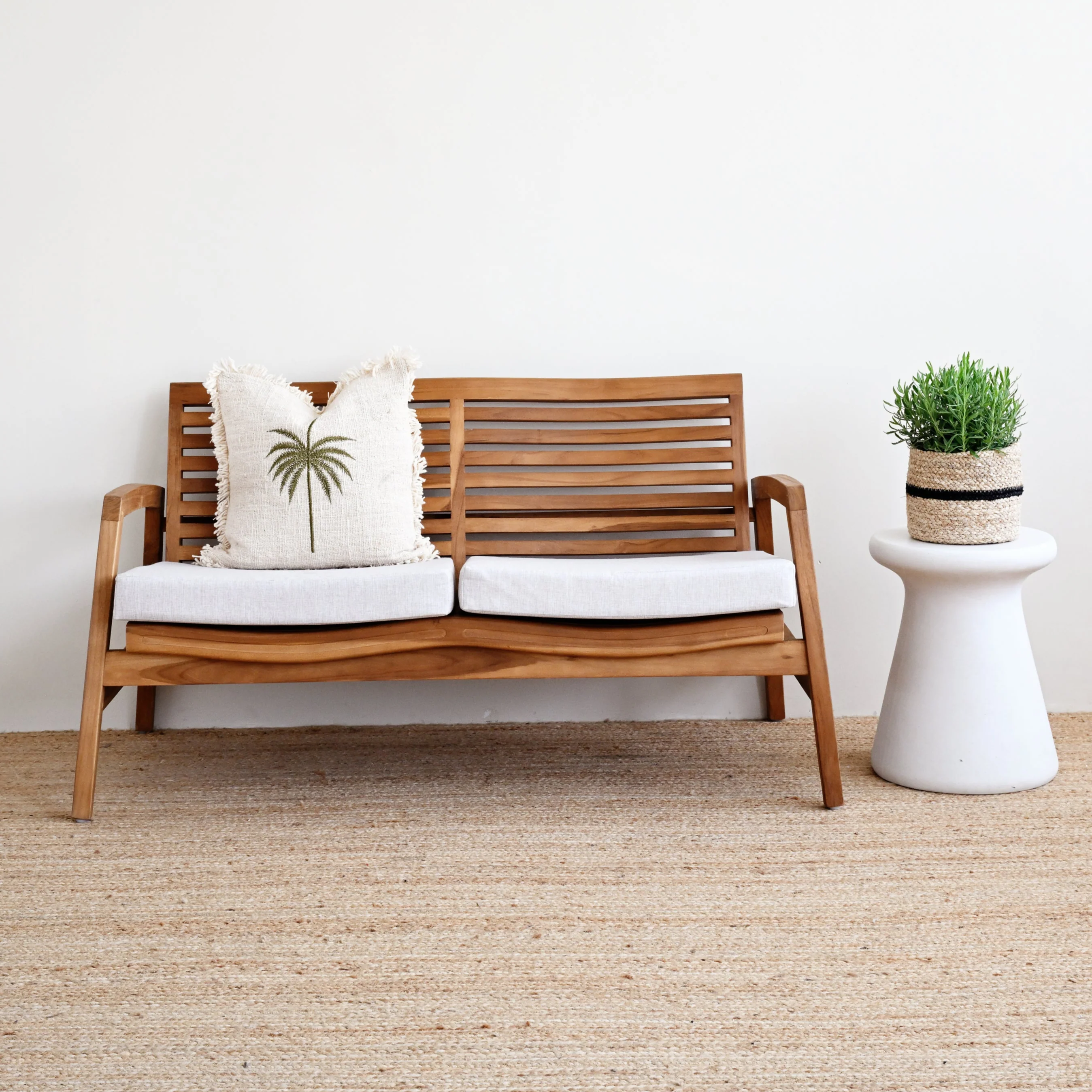 Dover Outdoor 2 Seater Sofa with Cushion - Image 8