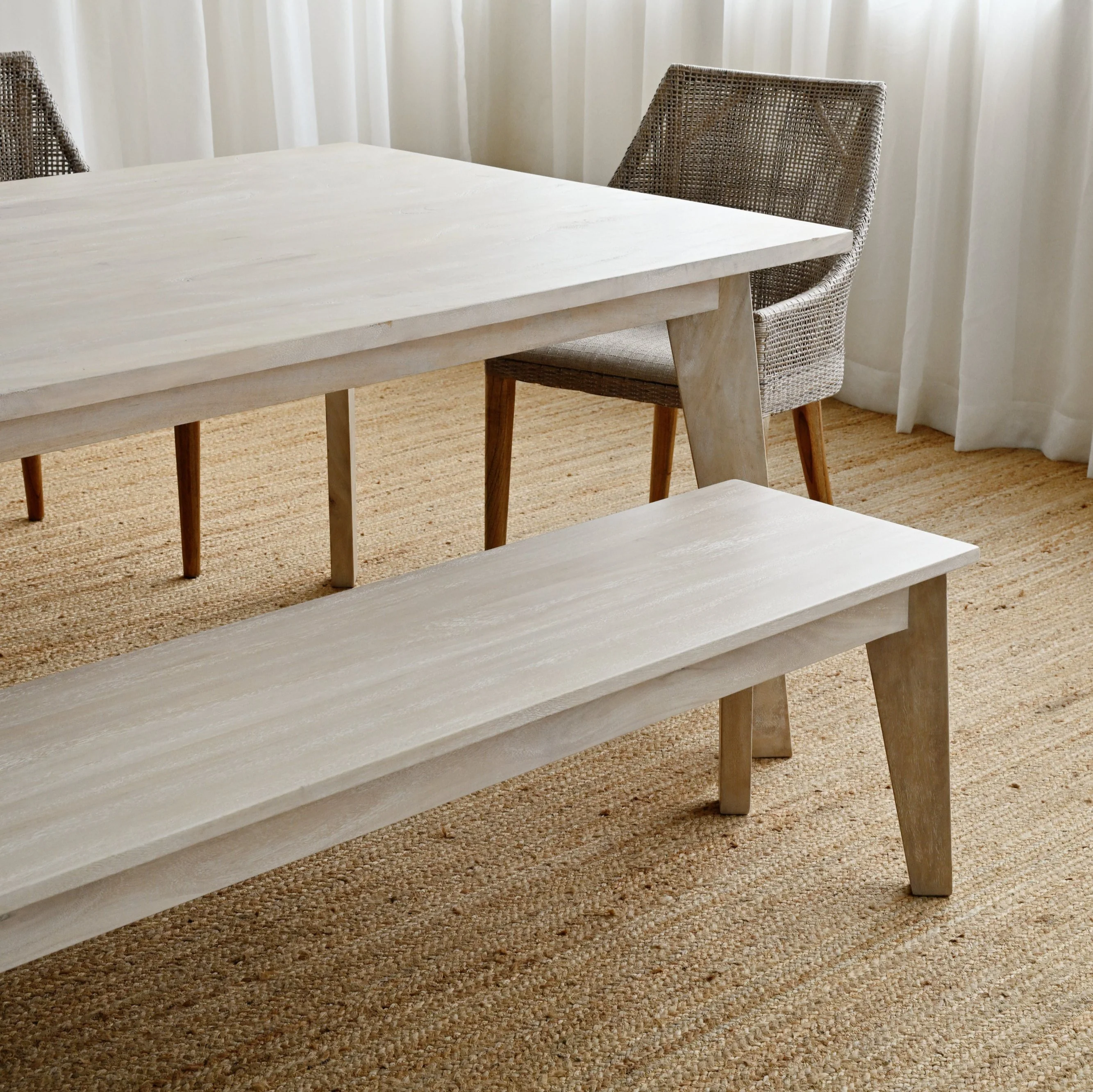 Gili Bench White Wash - Image 7