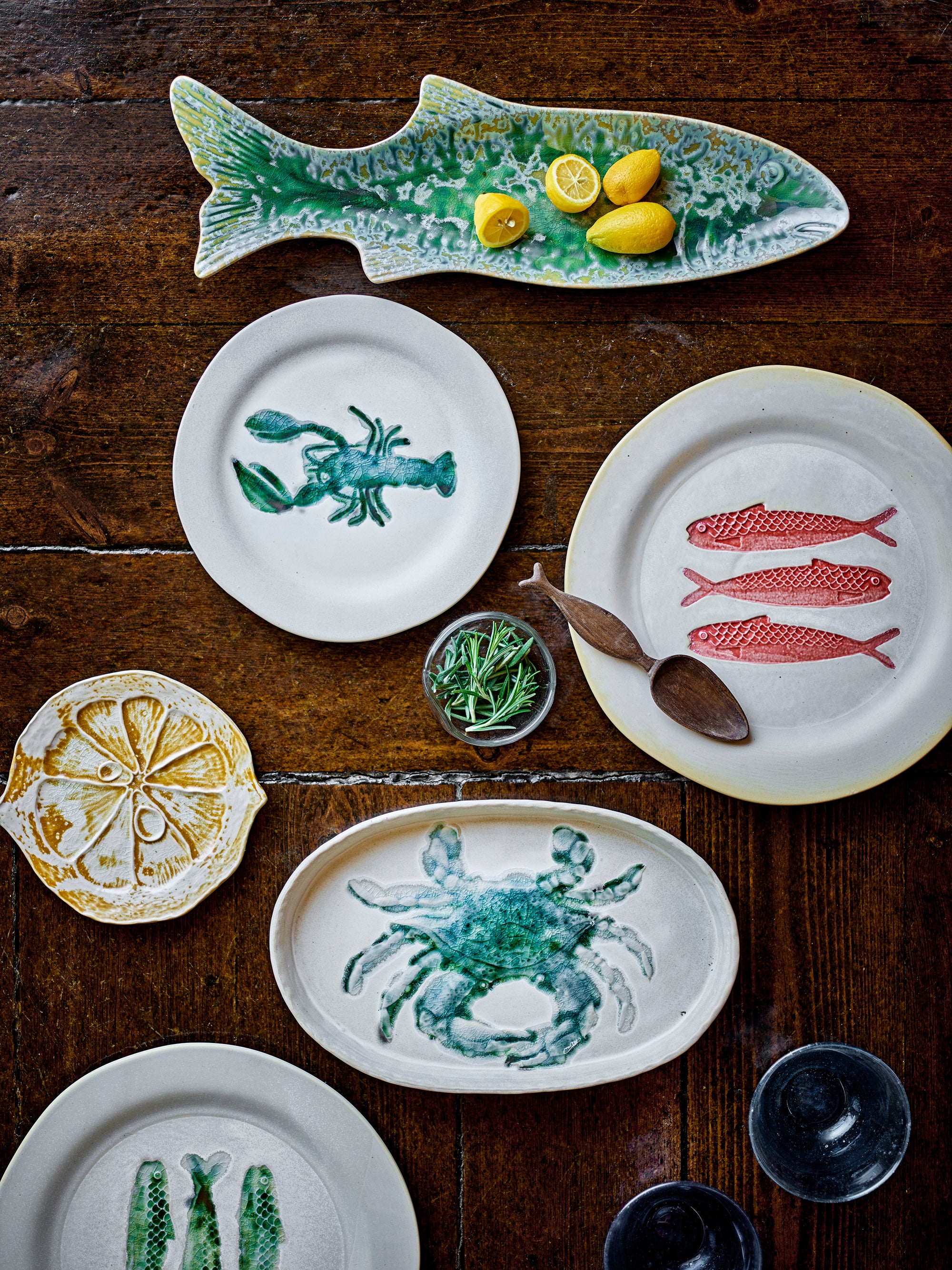 Hadden Fish-Shaped Serving Plate - Image 6
