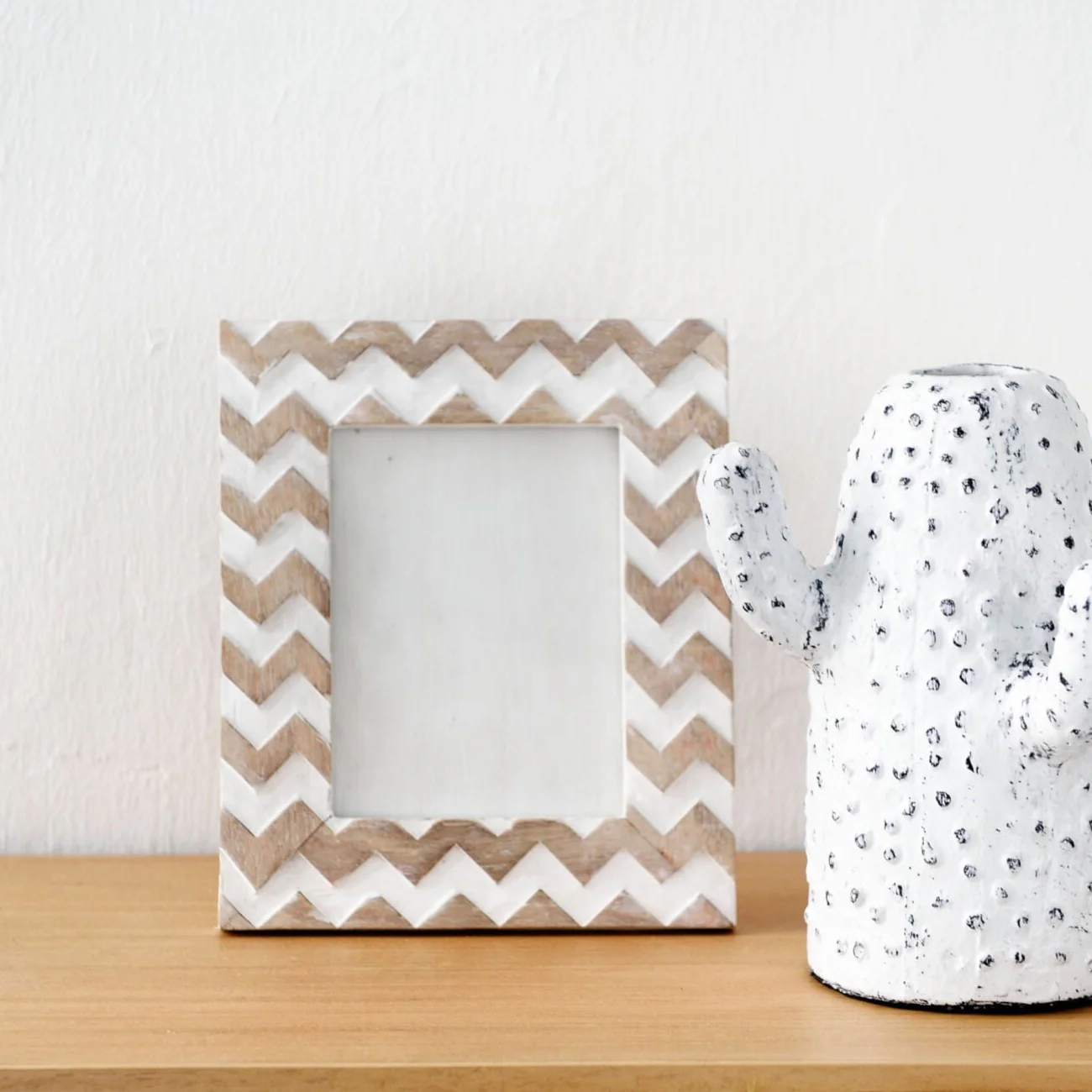 Handcarved Wooden Photo Frame - Image 2