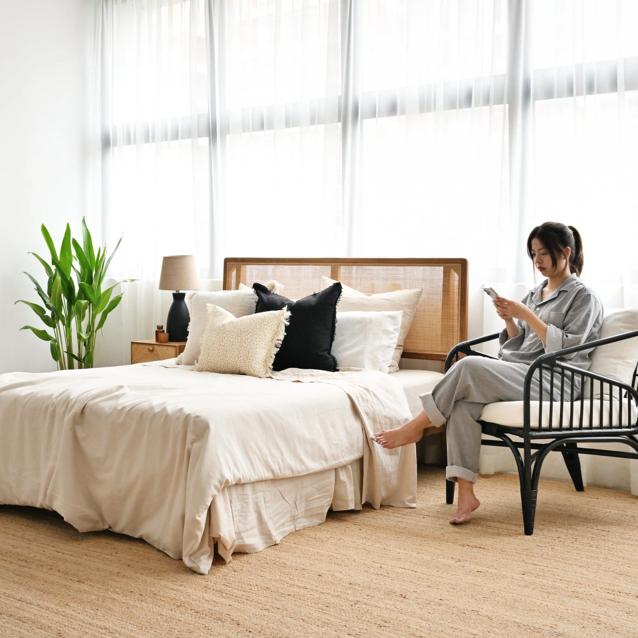Havana Bed - Teak & Rattan - Image 26