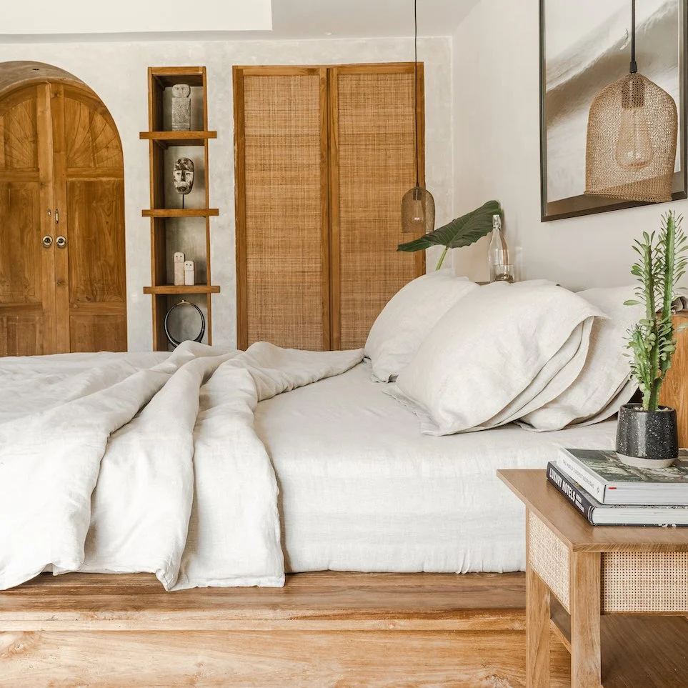 Heveya Linen Duvet Sheet - King