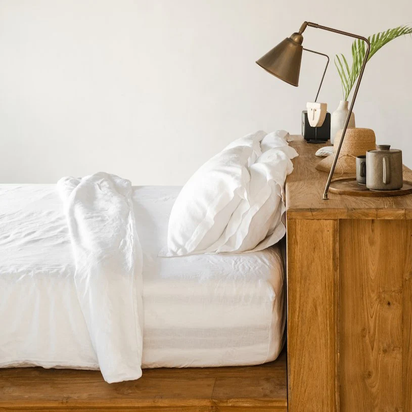 Heveya Linen Duvet Sheet - King - Image 2