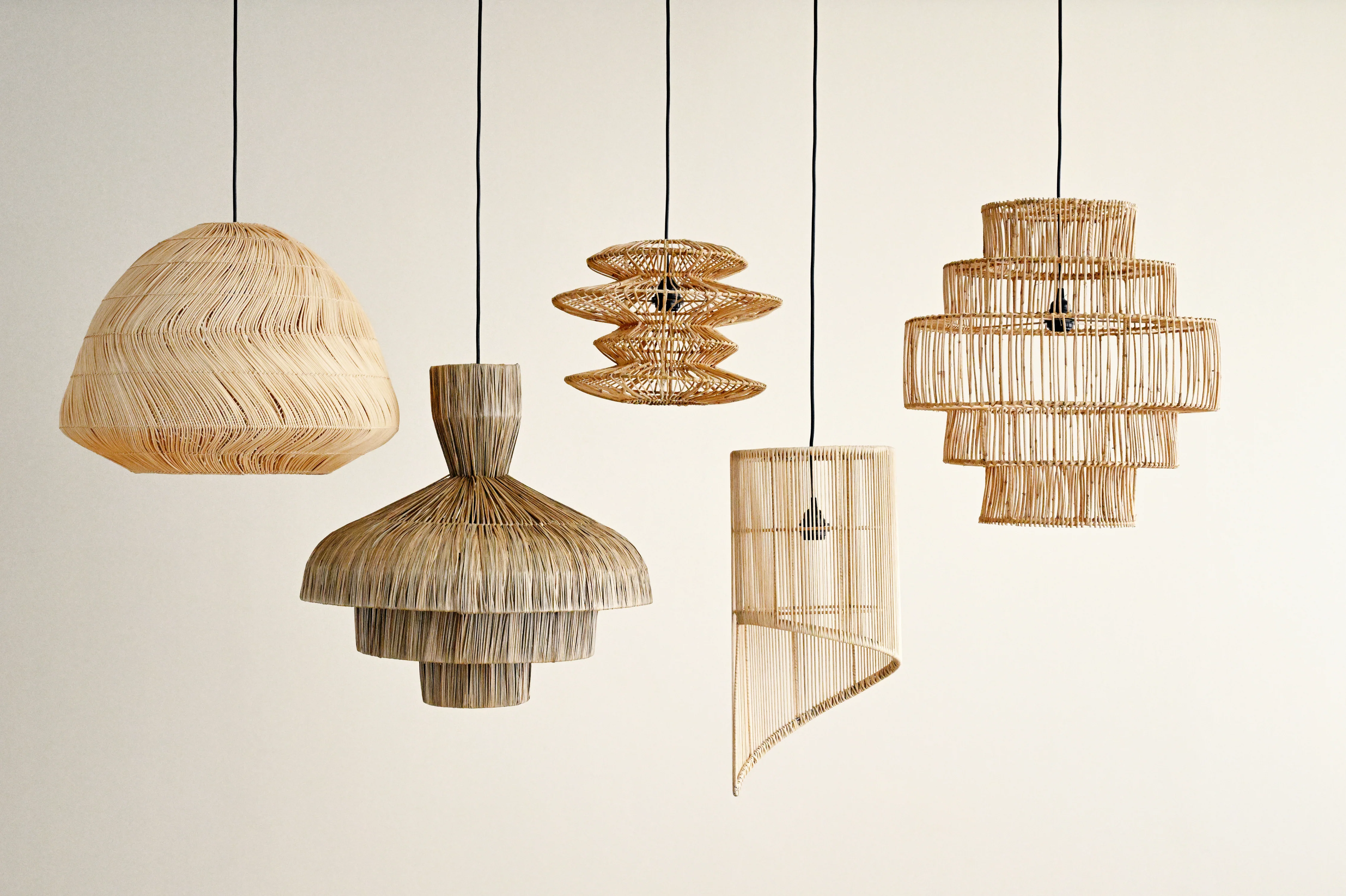 Hive Rattan Pendant Lamp - Image 8