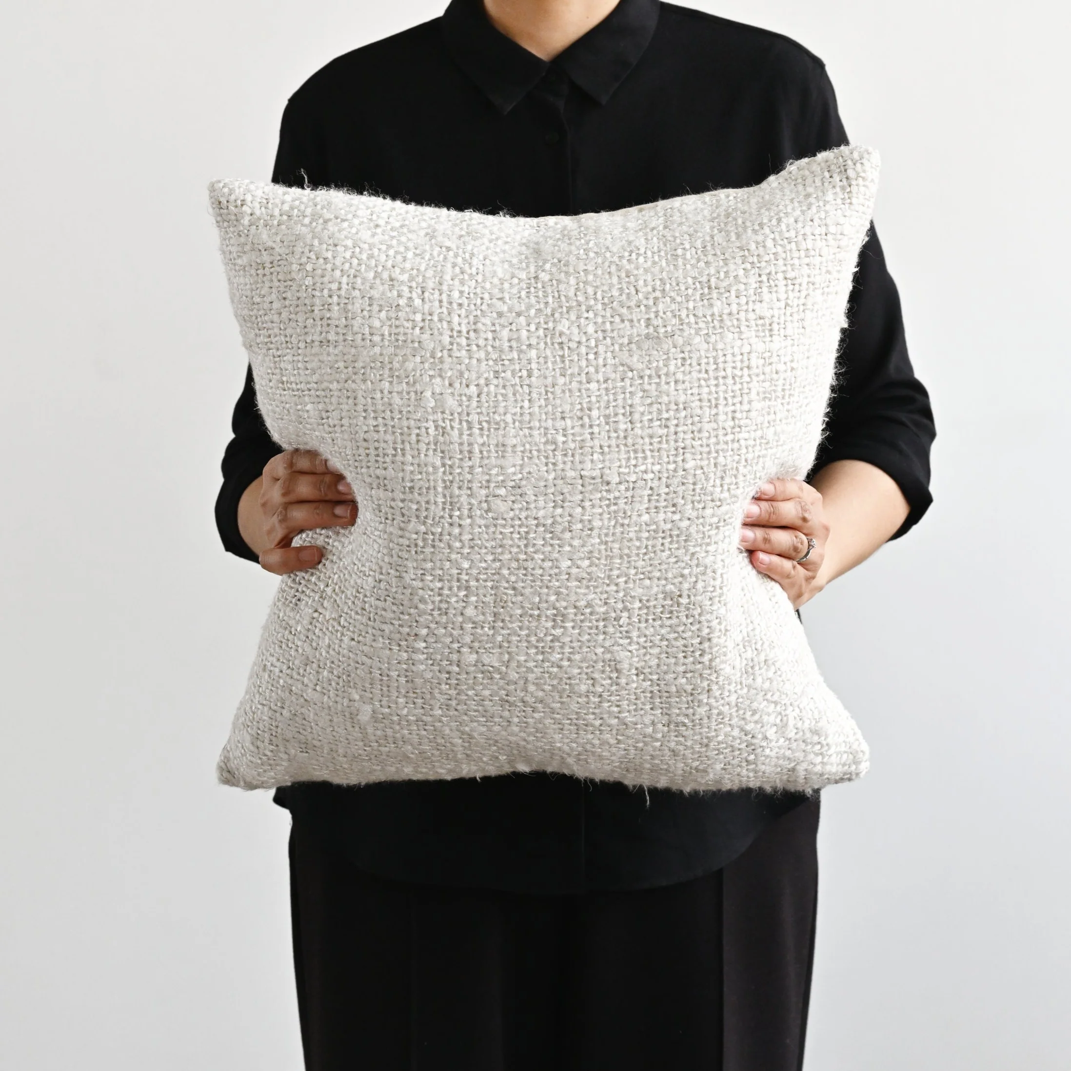 Indu Cream Cushion Cover - 45cm x 45cm