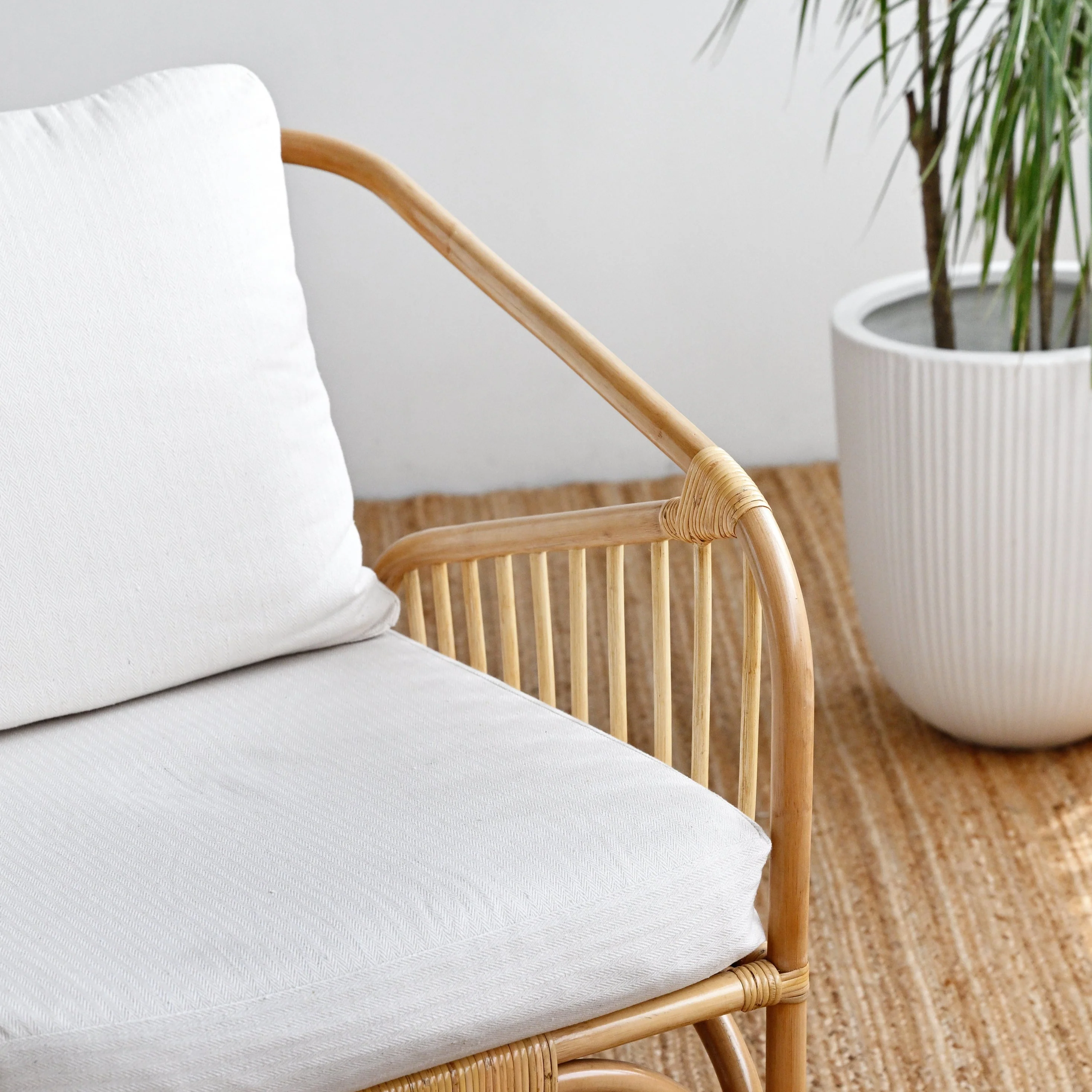 Insel Rattan Arm Chair - Natural - Image 5