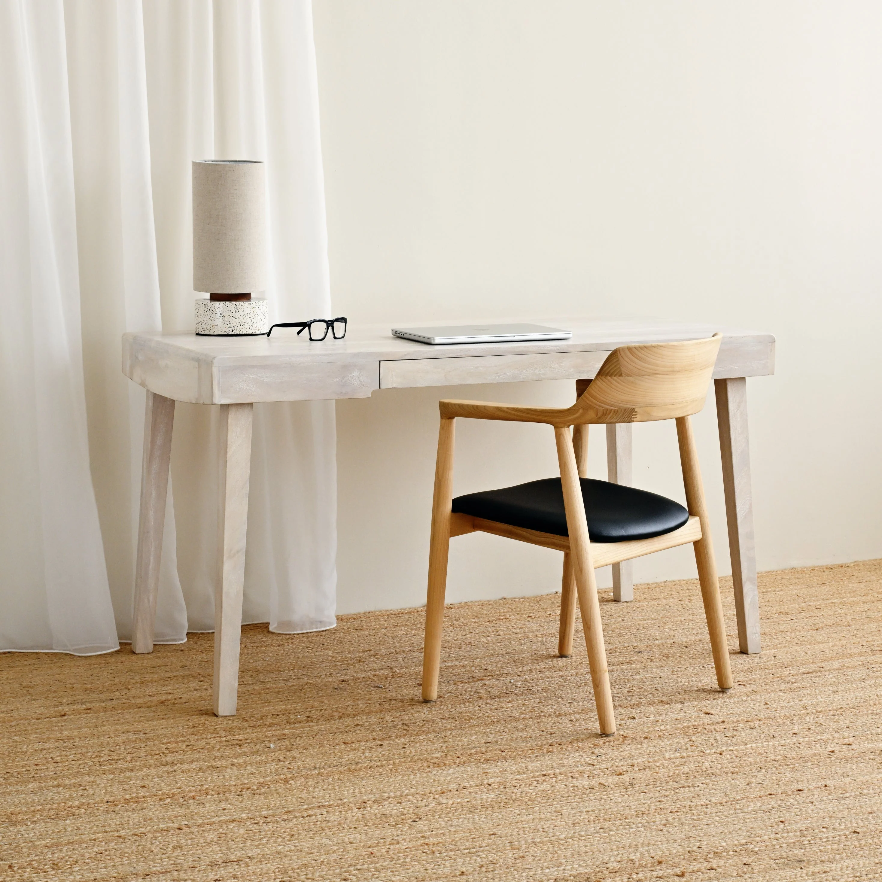 Kennedy Dining Chair With Black Seat - Image 5