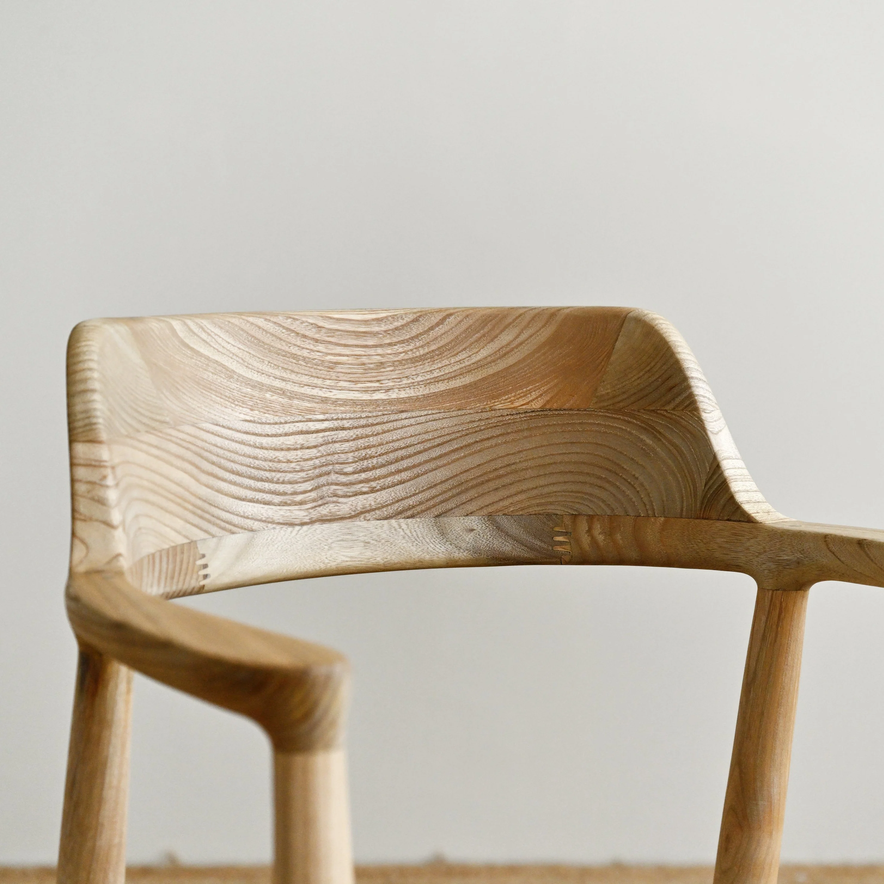 Kennedy Dining Chair With Khaki Seat - Image 5