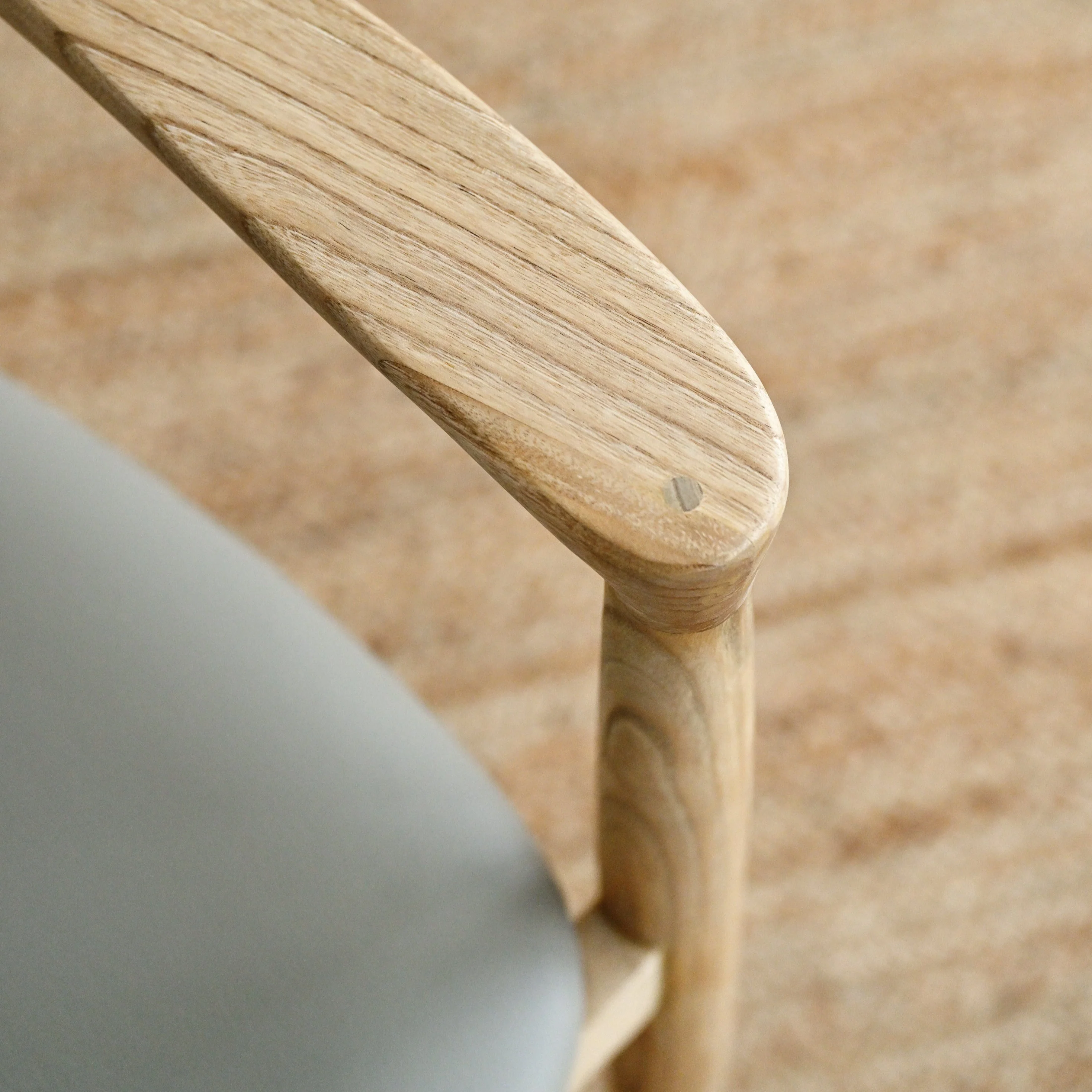Kennedy Dining Chair With Khaki Seat - Image 7