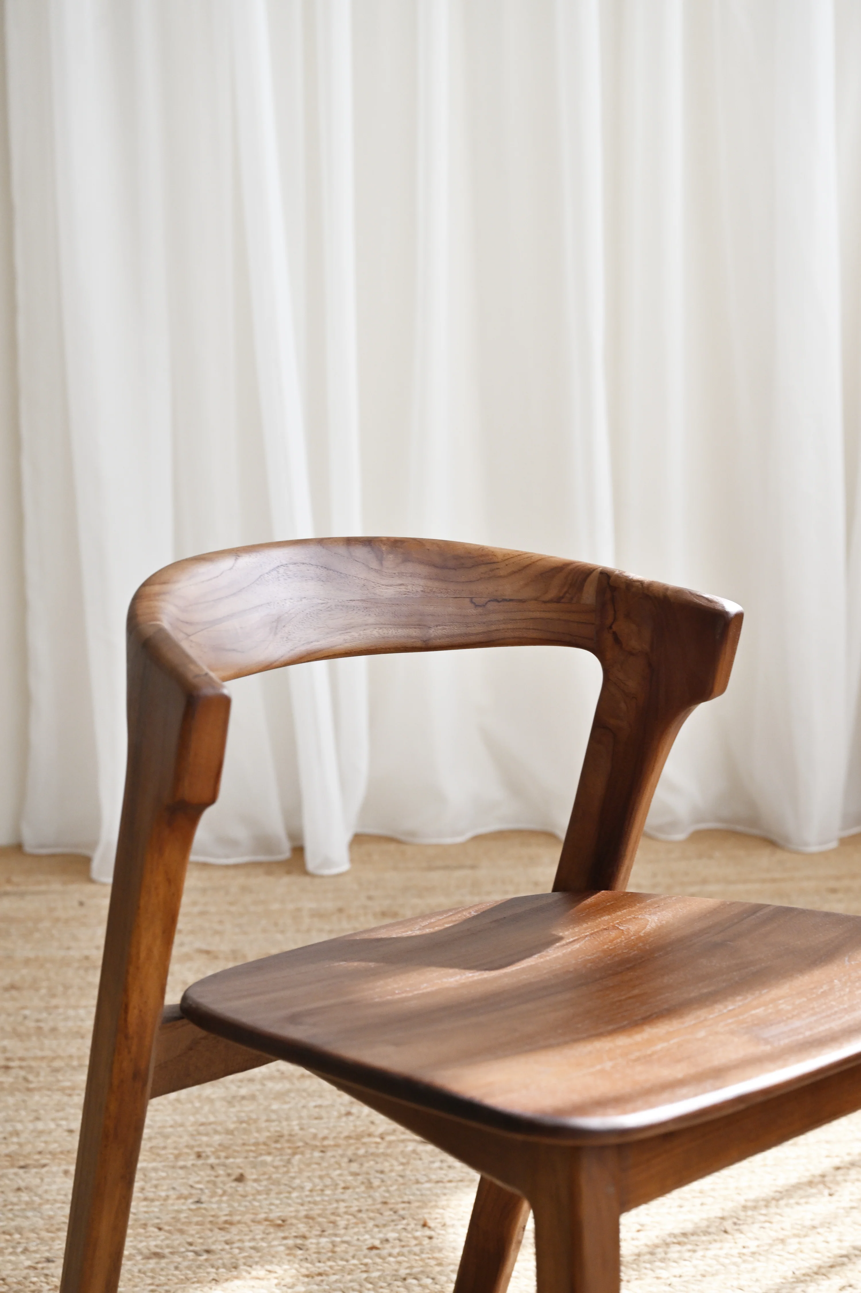 Kinta Teak Dining Chair - Dark Teak - Image 5