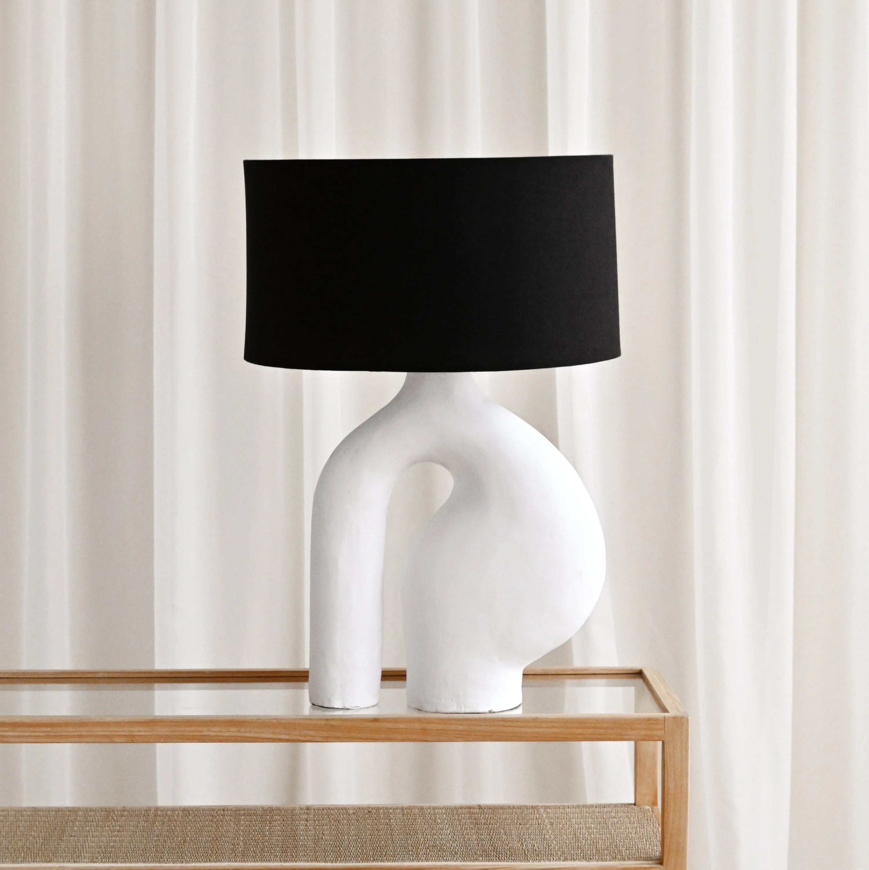 Langsa Table Lamp - White - Image 6