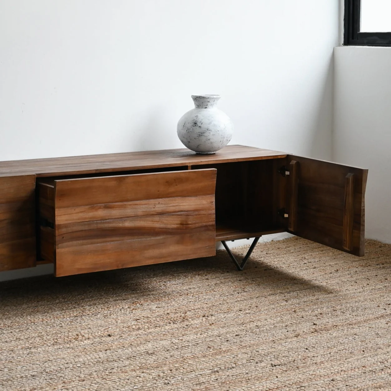Lola TV Console - 180cm - Natural - Image 5