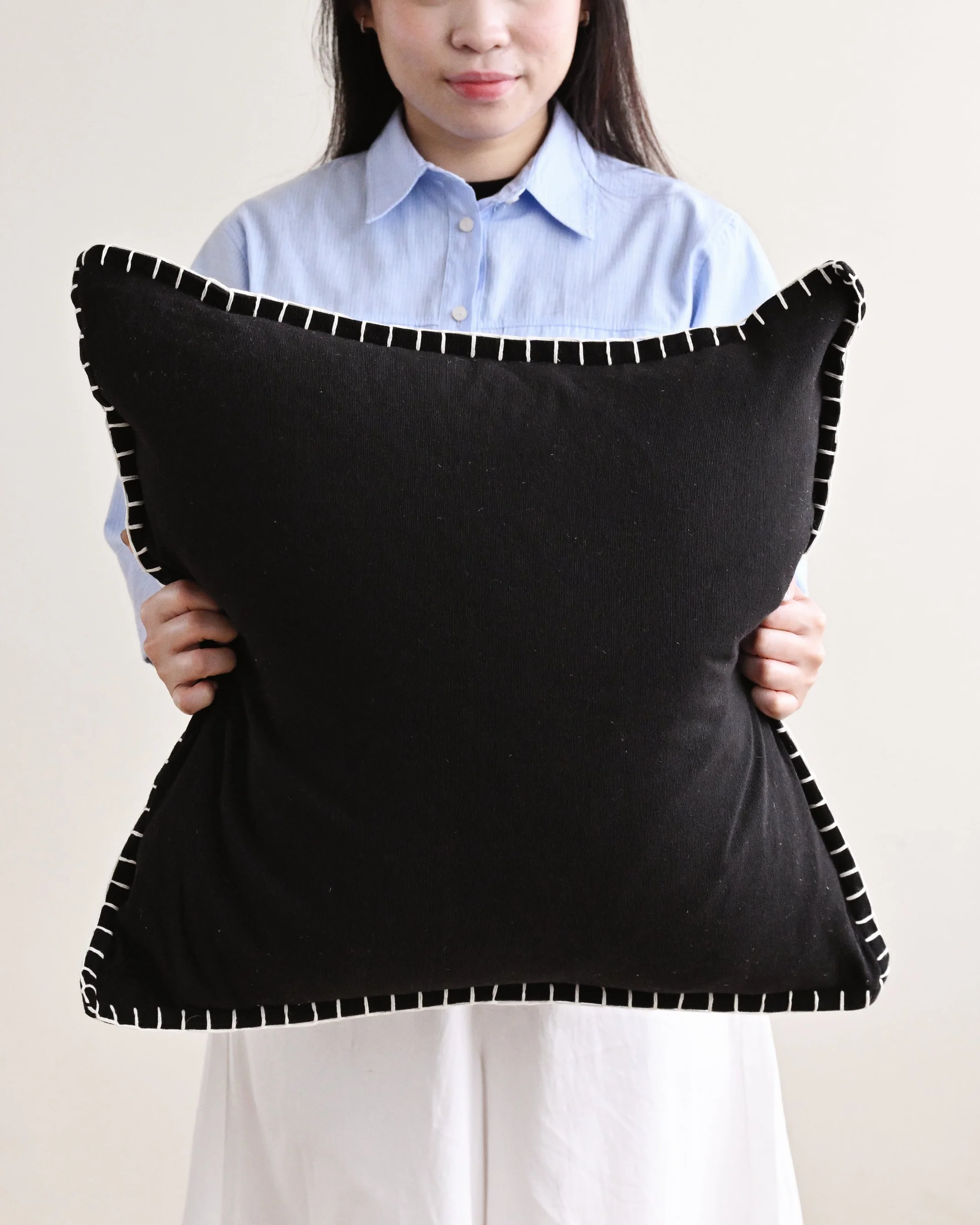 Maison Black Cushion Cover - Image 2