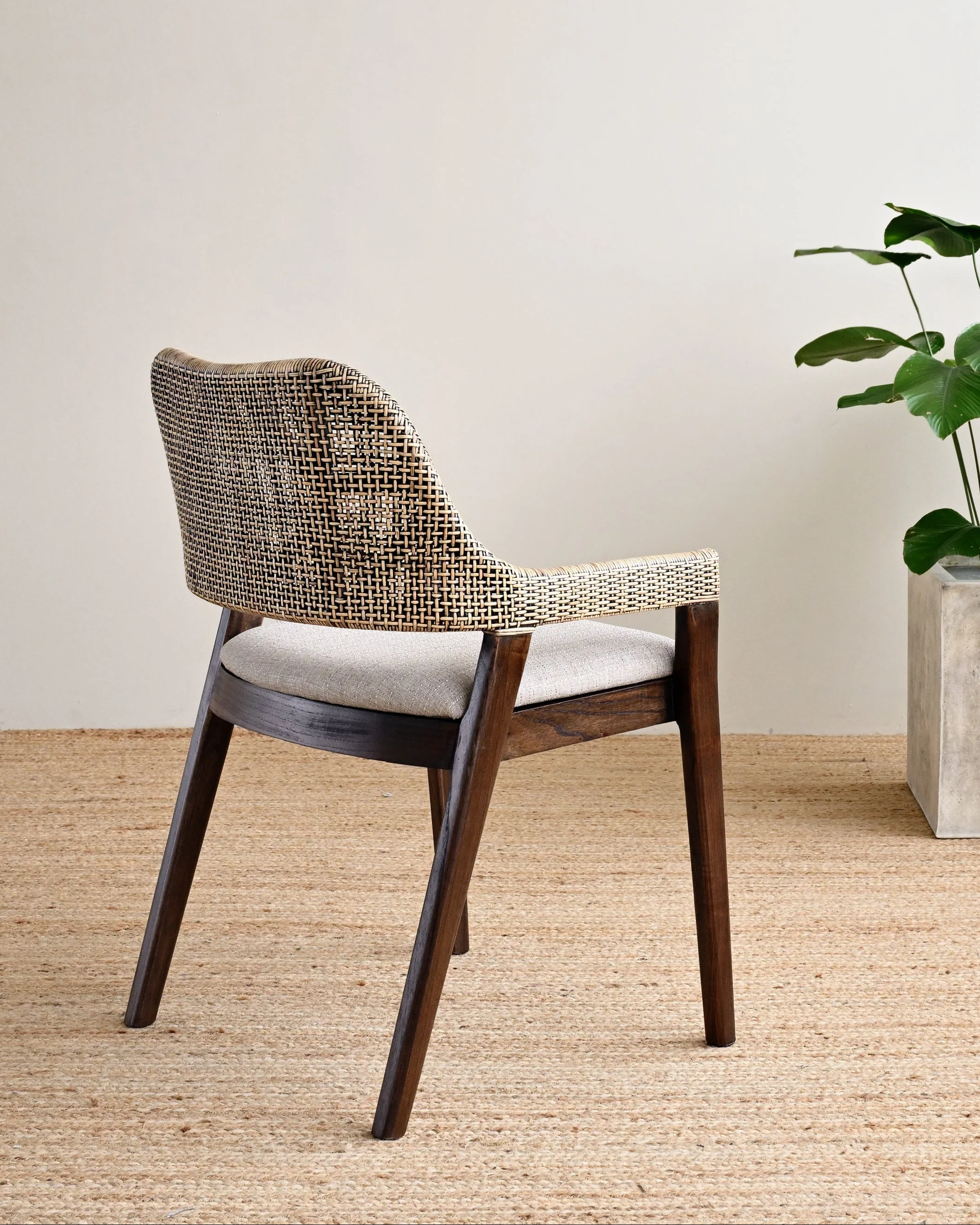 Maluku Mindi Dining Chair - Black Shadow - Image 4