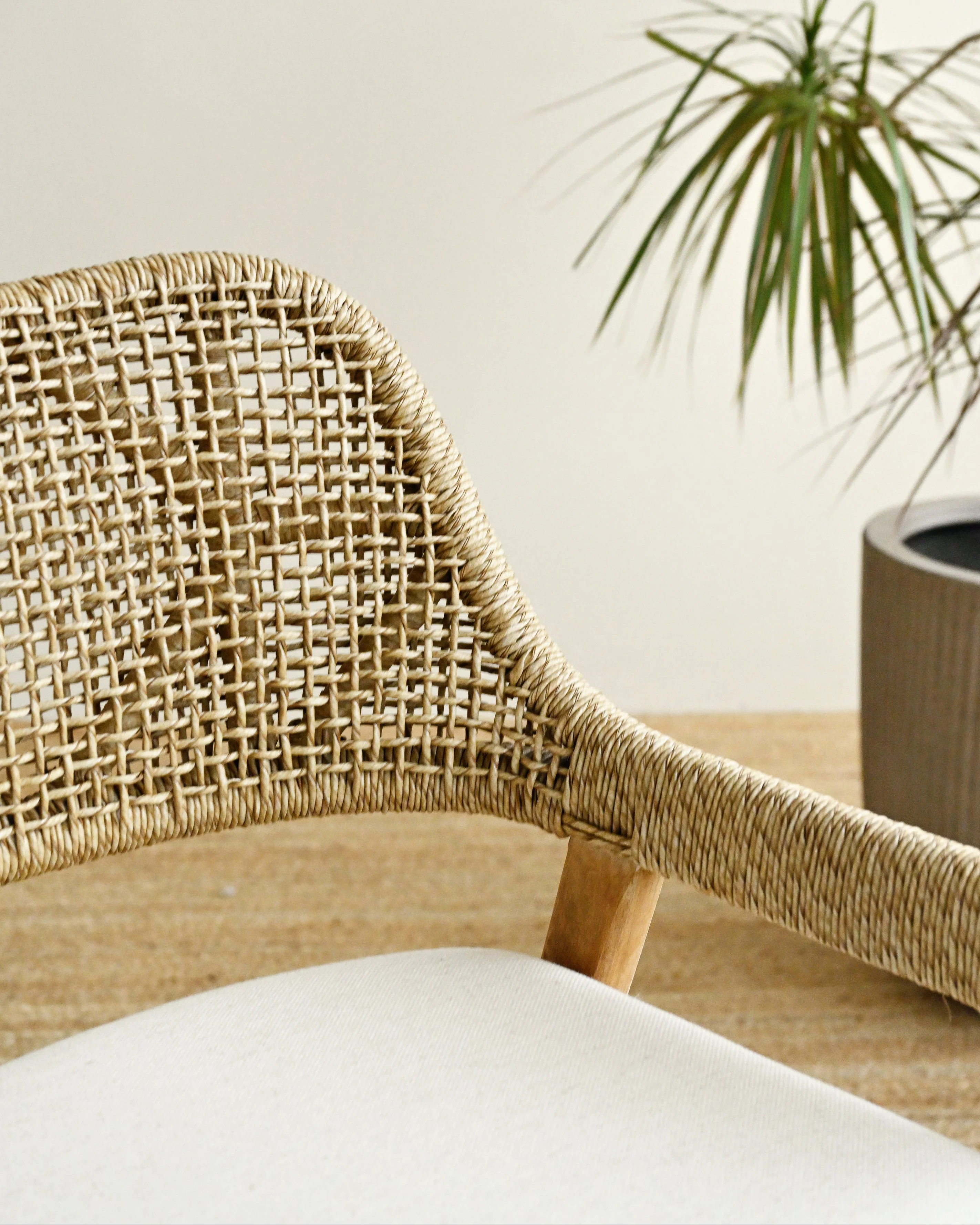 Maluku Teak Dining Chair - Sand - Image 5