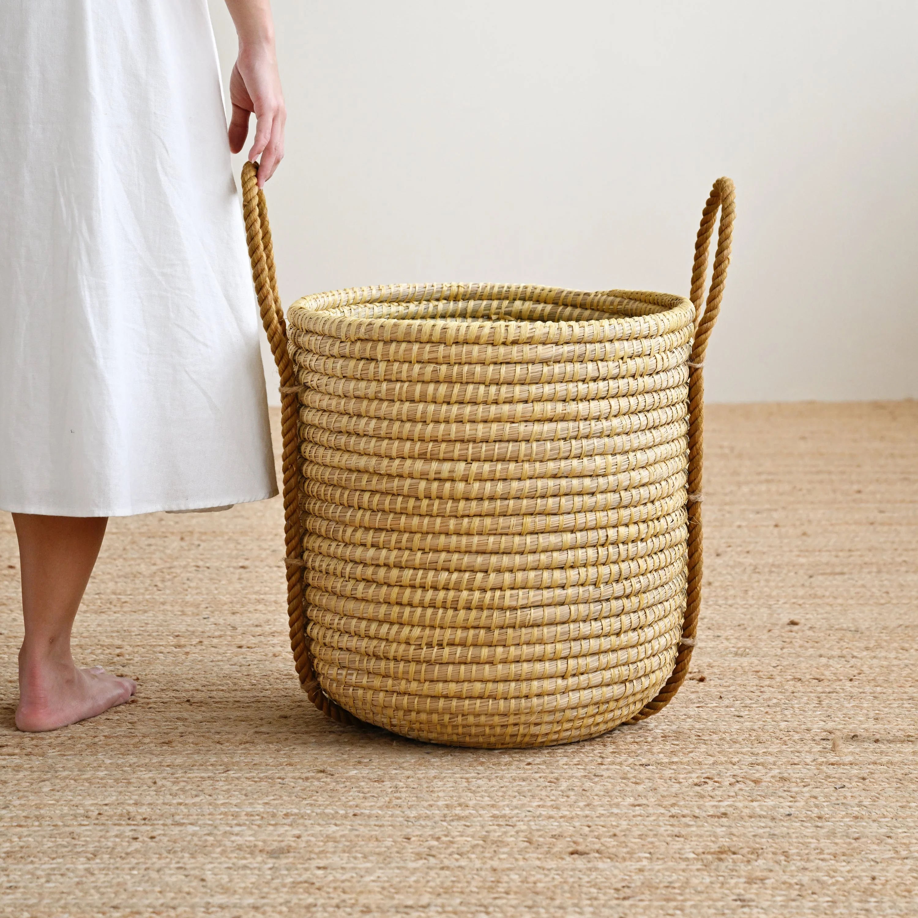 Marina Rope Handle Basket - Image 2