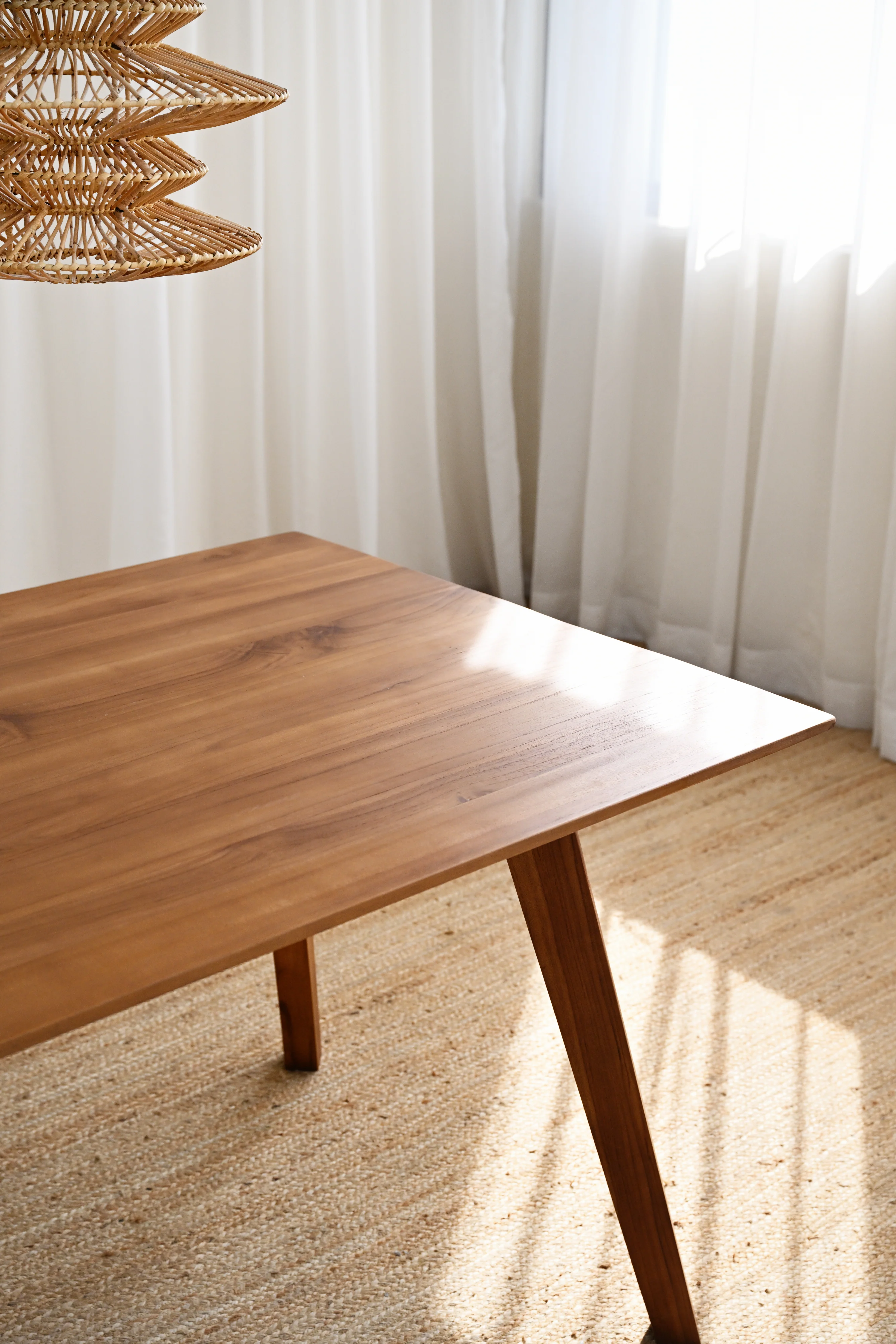 Maya Teak Dining Table - Image 6