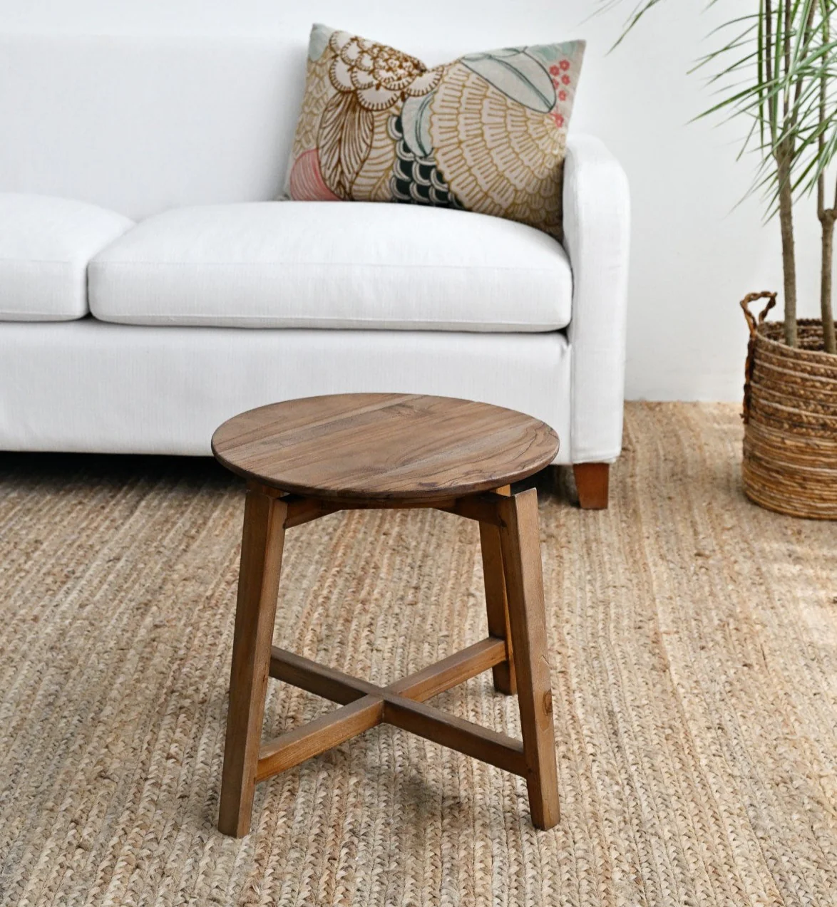 Milou Teak Coffee Table - Natural - Image 16