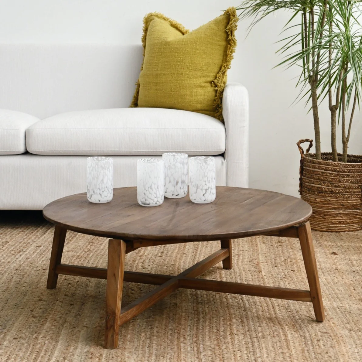 Milou Teak Coffee Table - Natural - Image 5