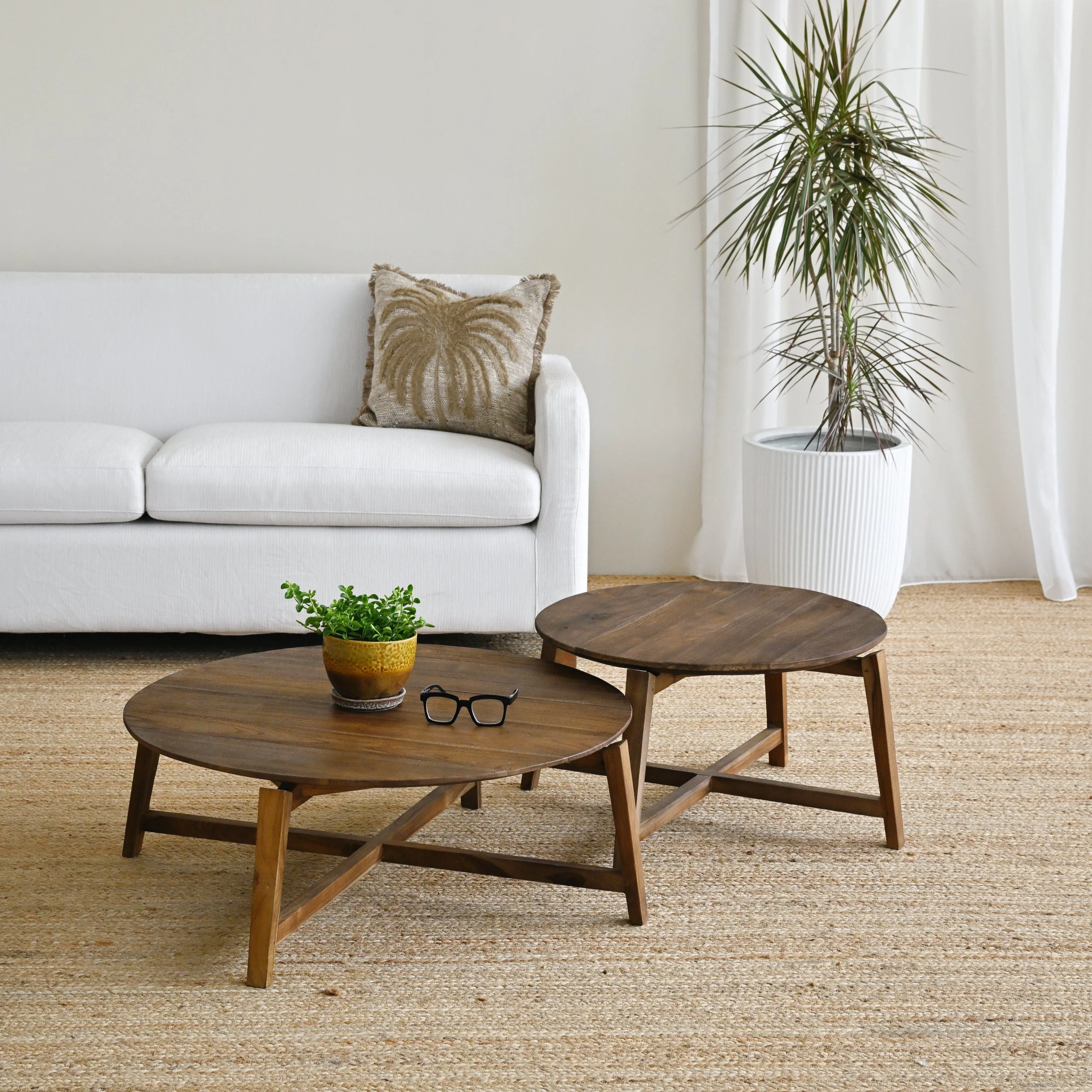 Milou Teak Coffee Table - Natural - Image 8