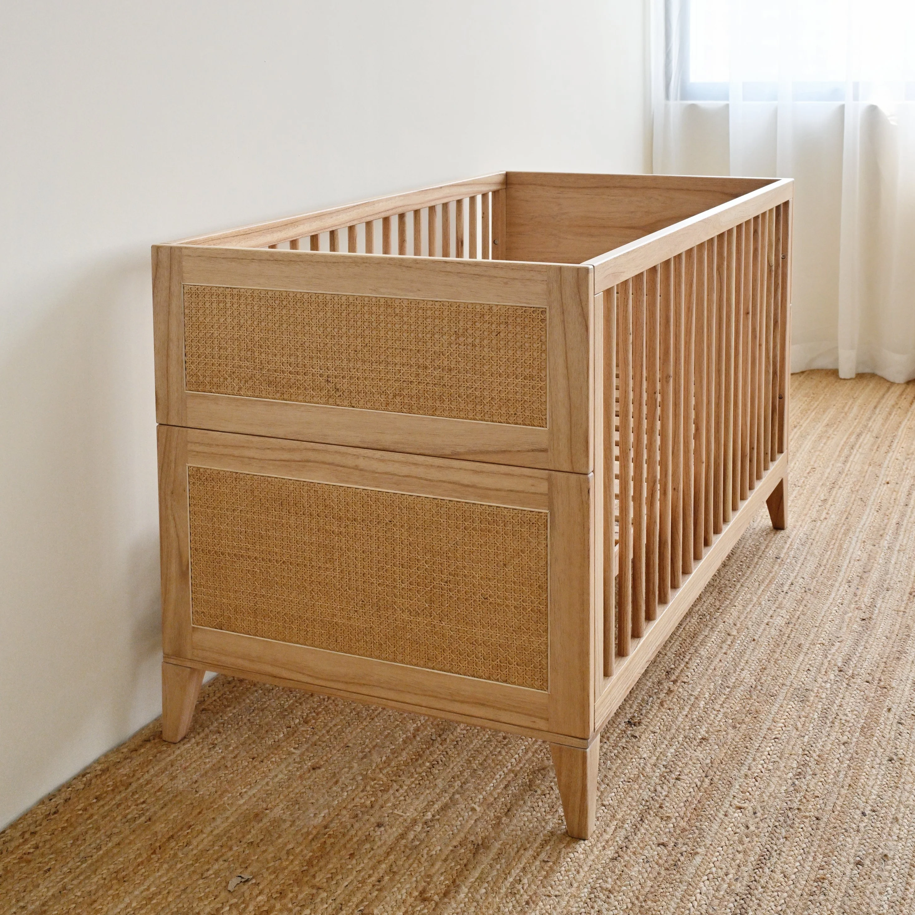 Nami Wood Bed - Natural - Image 14