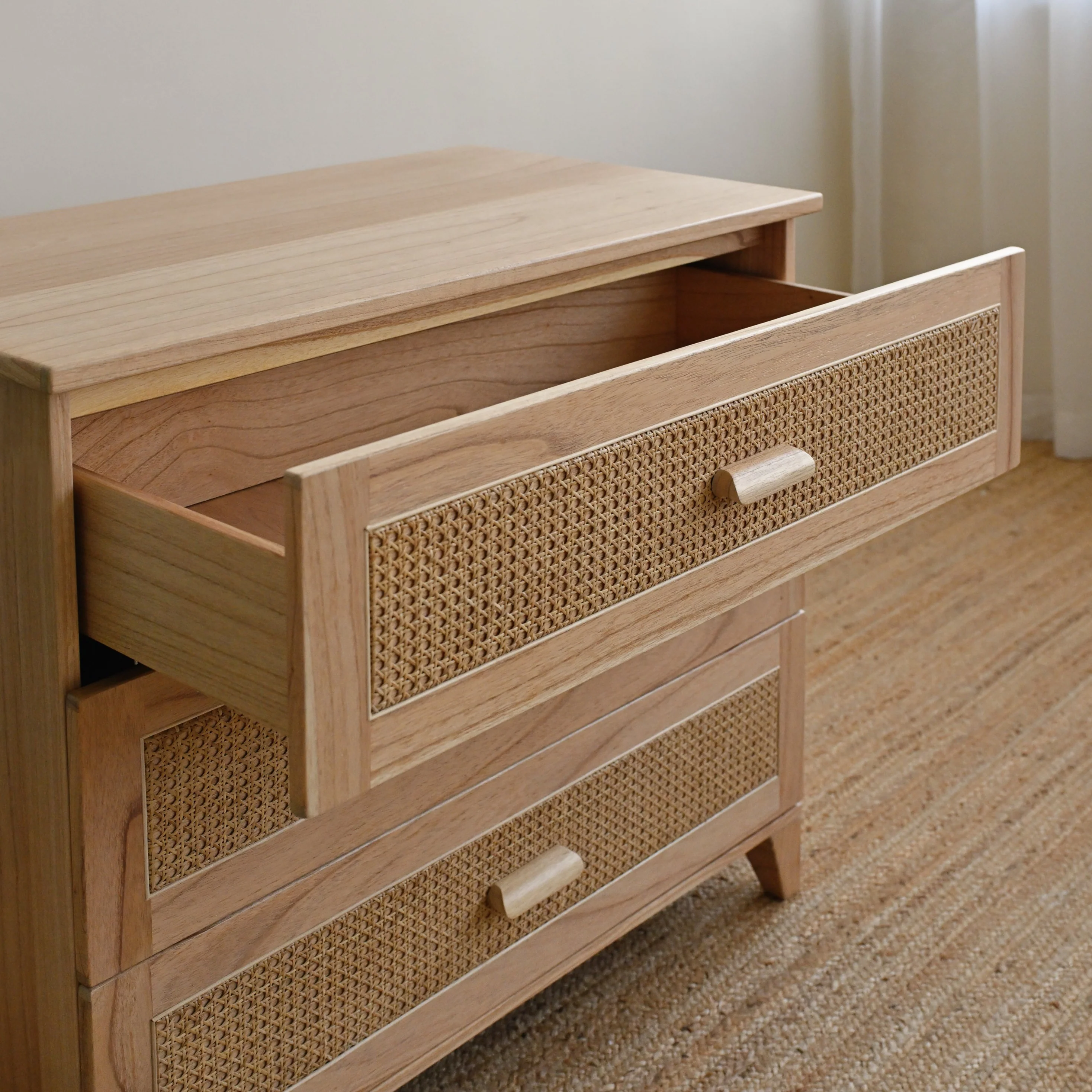 Nami Wood Chest of Drawers - Natural - Image 5