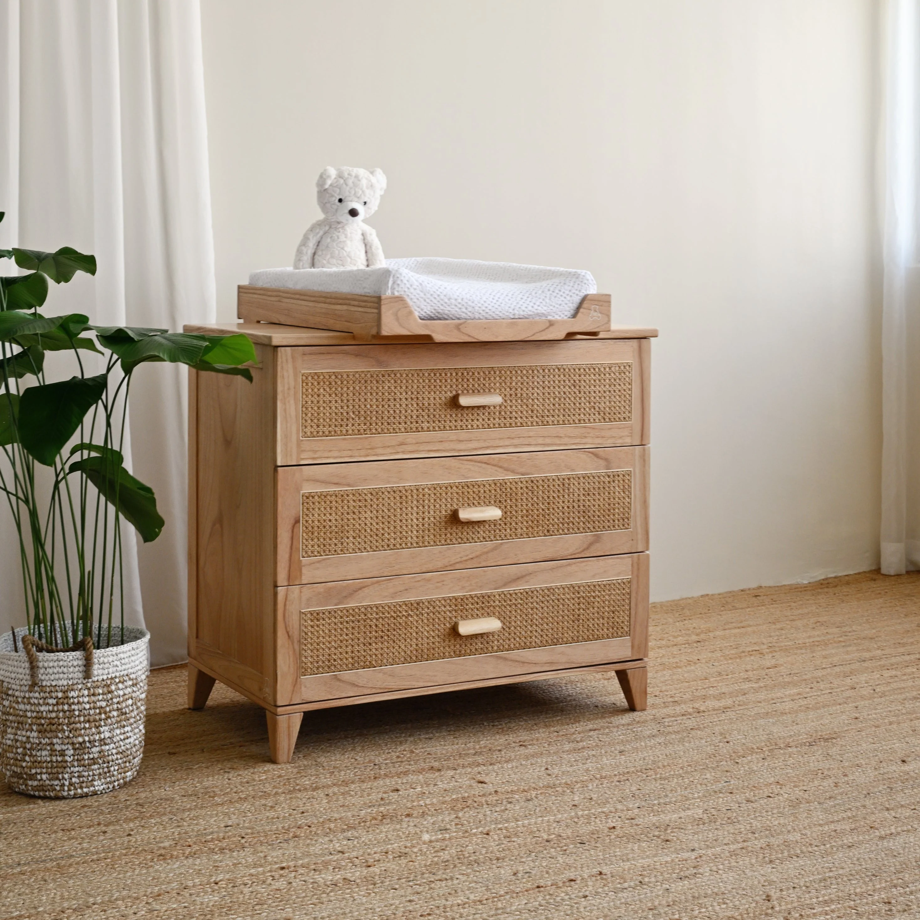 Nami Wood Chest of Drawers - Natural - Image 7