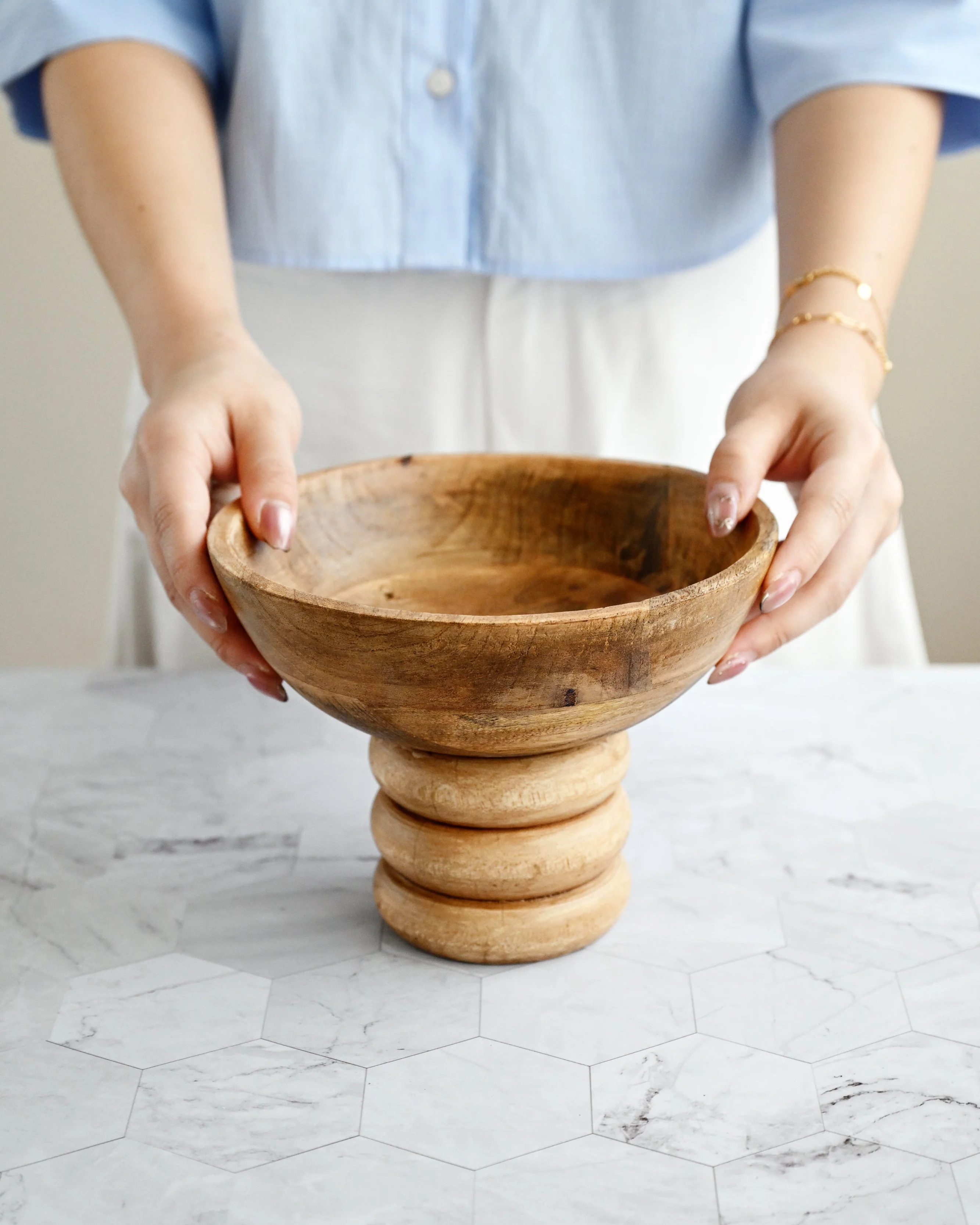 Nanuka Pedestal Bowl