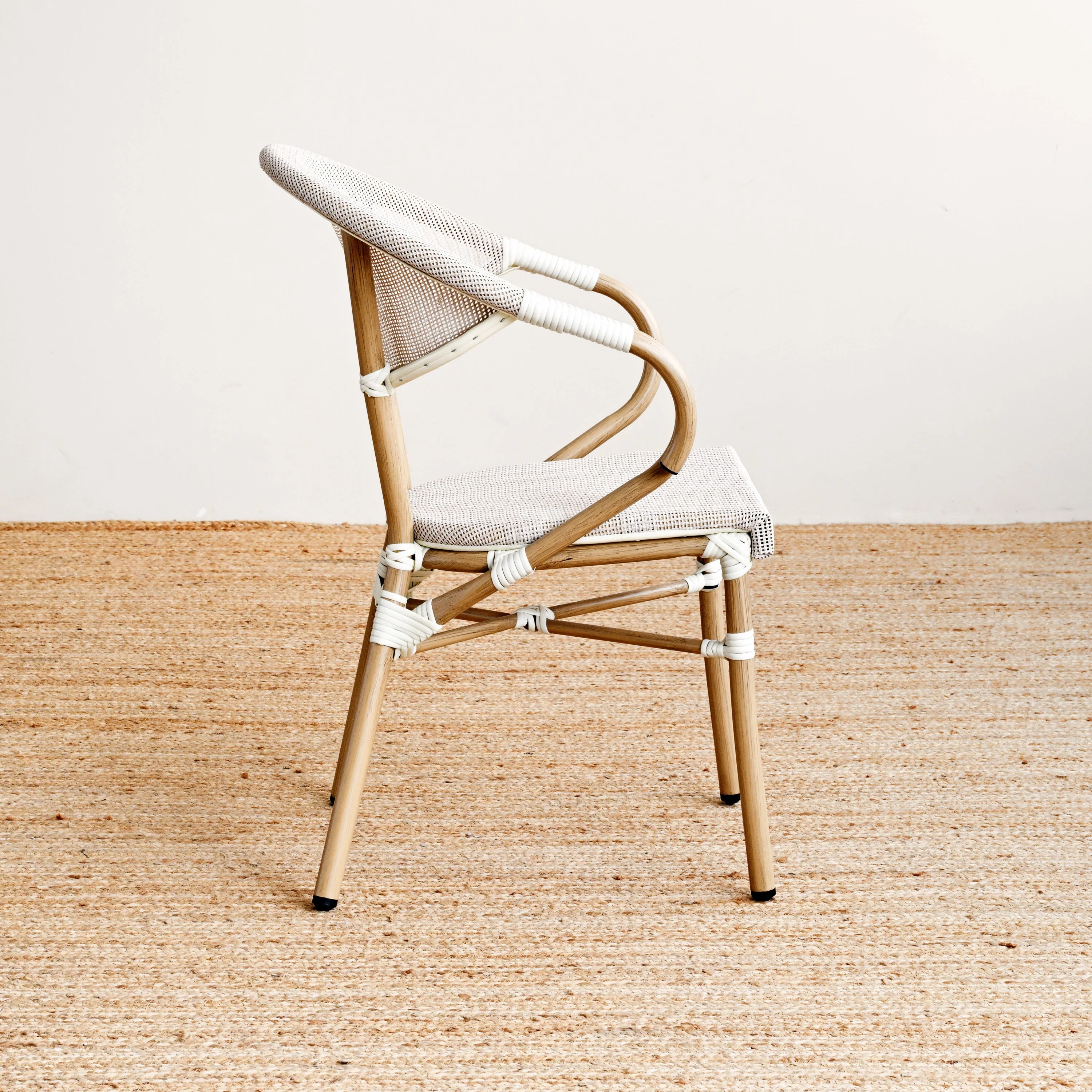 Outdoor Teslin Arm Dining Chair - Image 10
