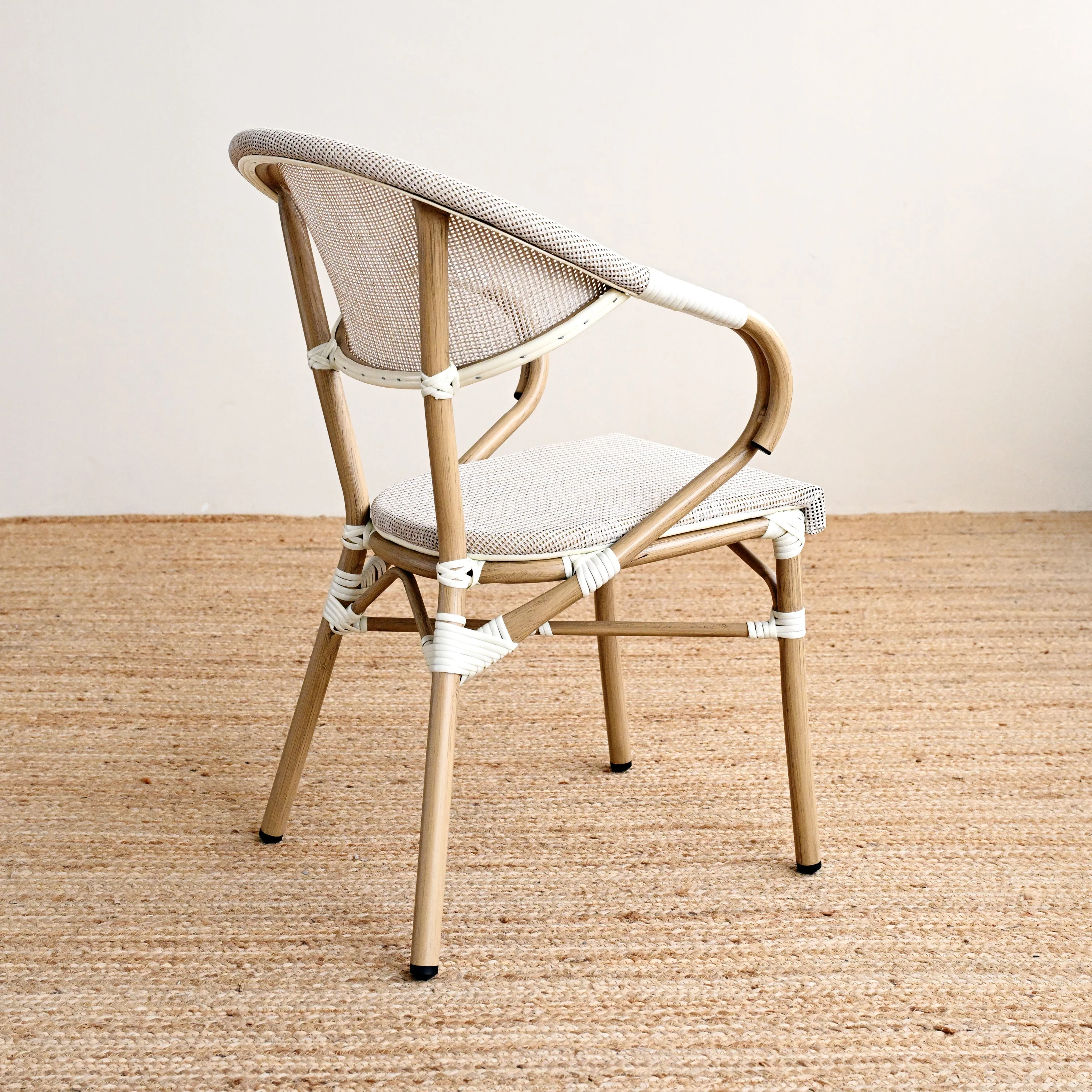 Outdoor Teslin Arm Dining Chair - Image 12