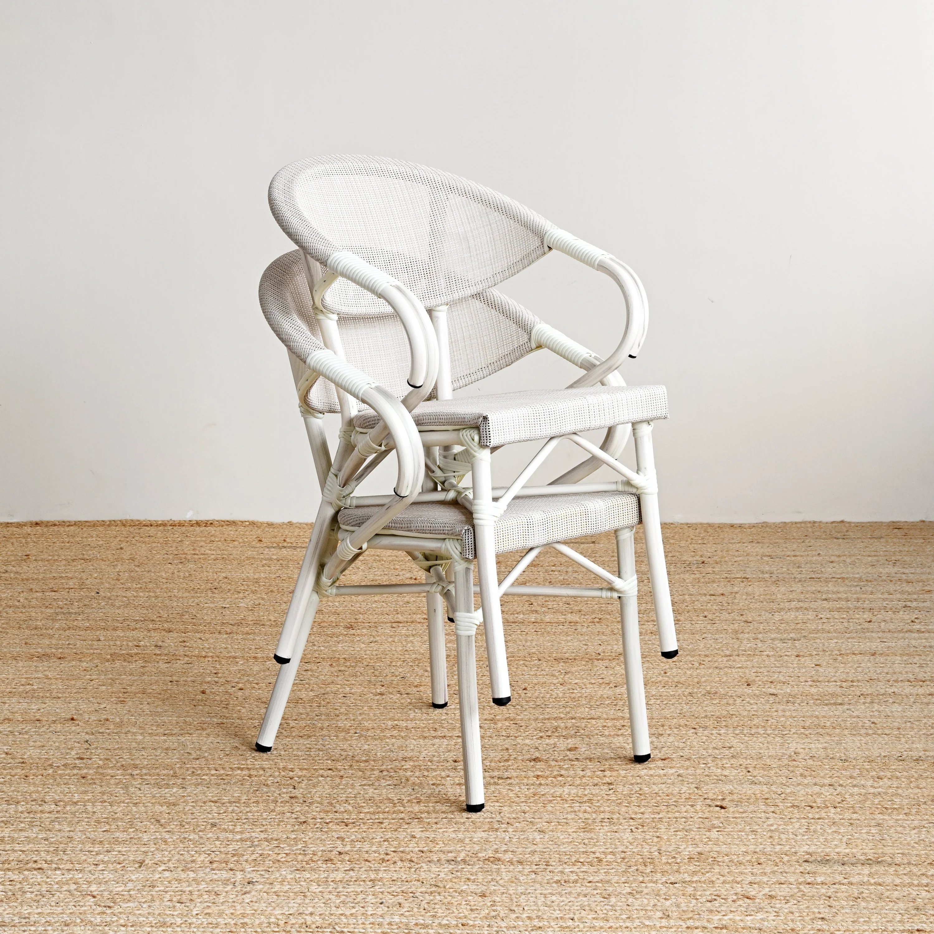 Outdoor Teslin Arm Dining Chair - Image 21