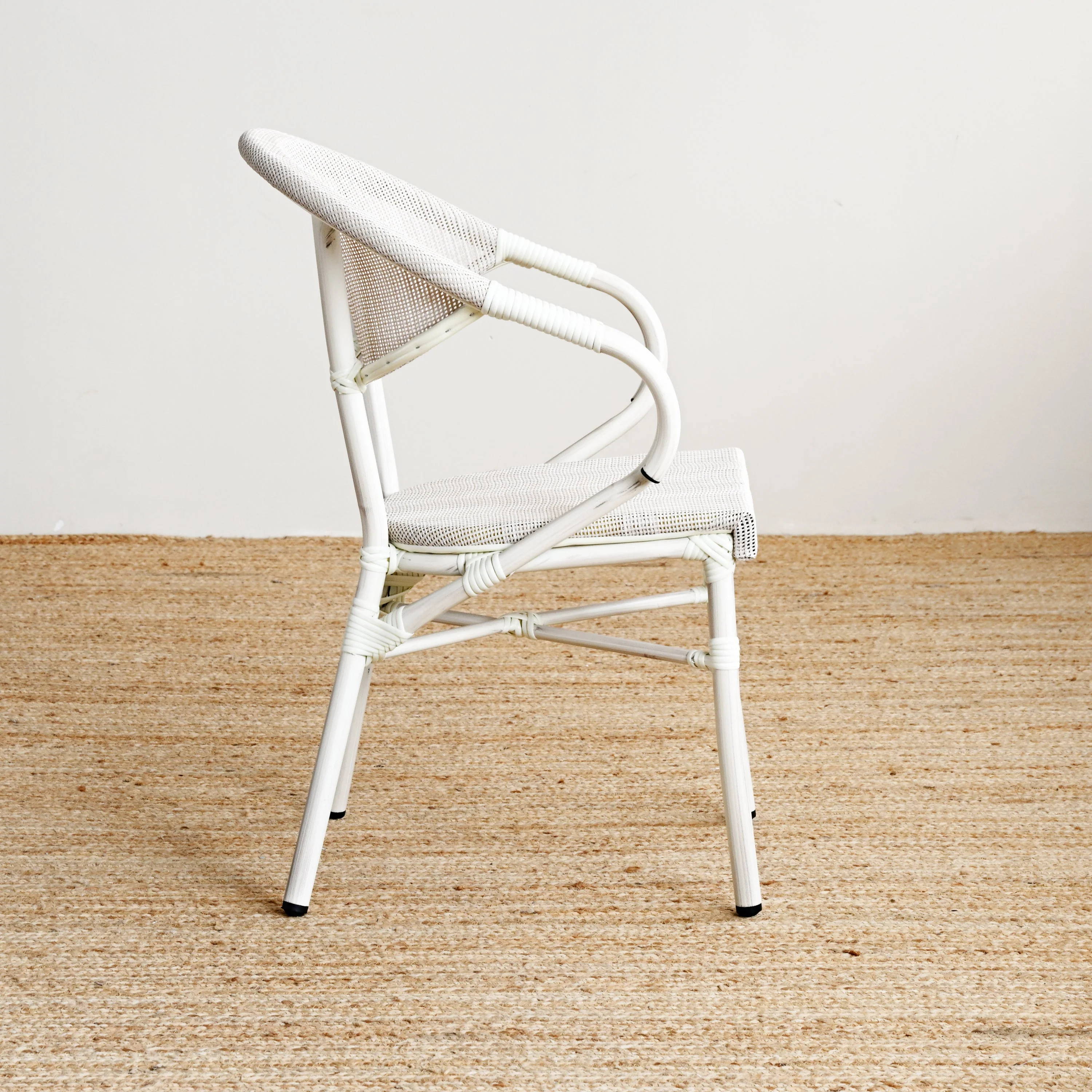 Outdoor Teslin Arm Dining Chair - Image 22