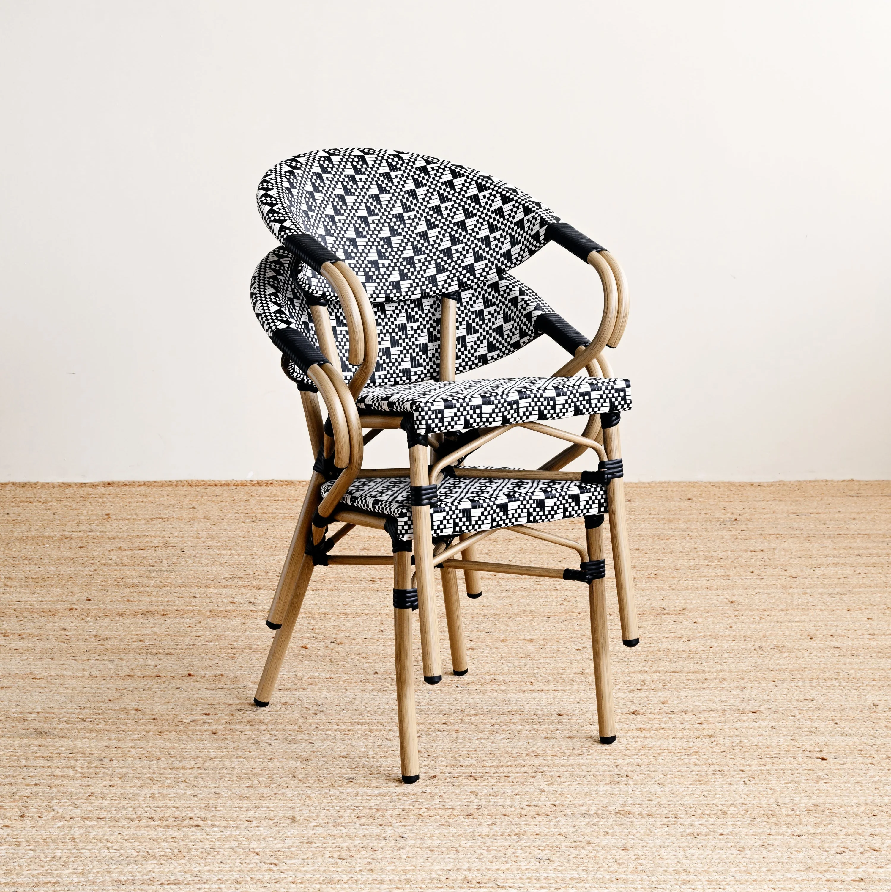 Outdoor Teslin Arm Dining Chair - Image 7