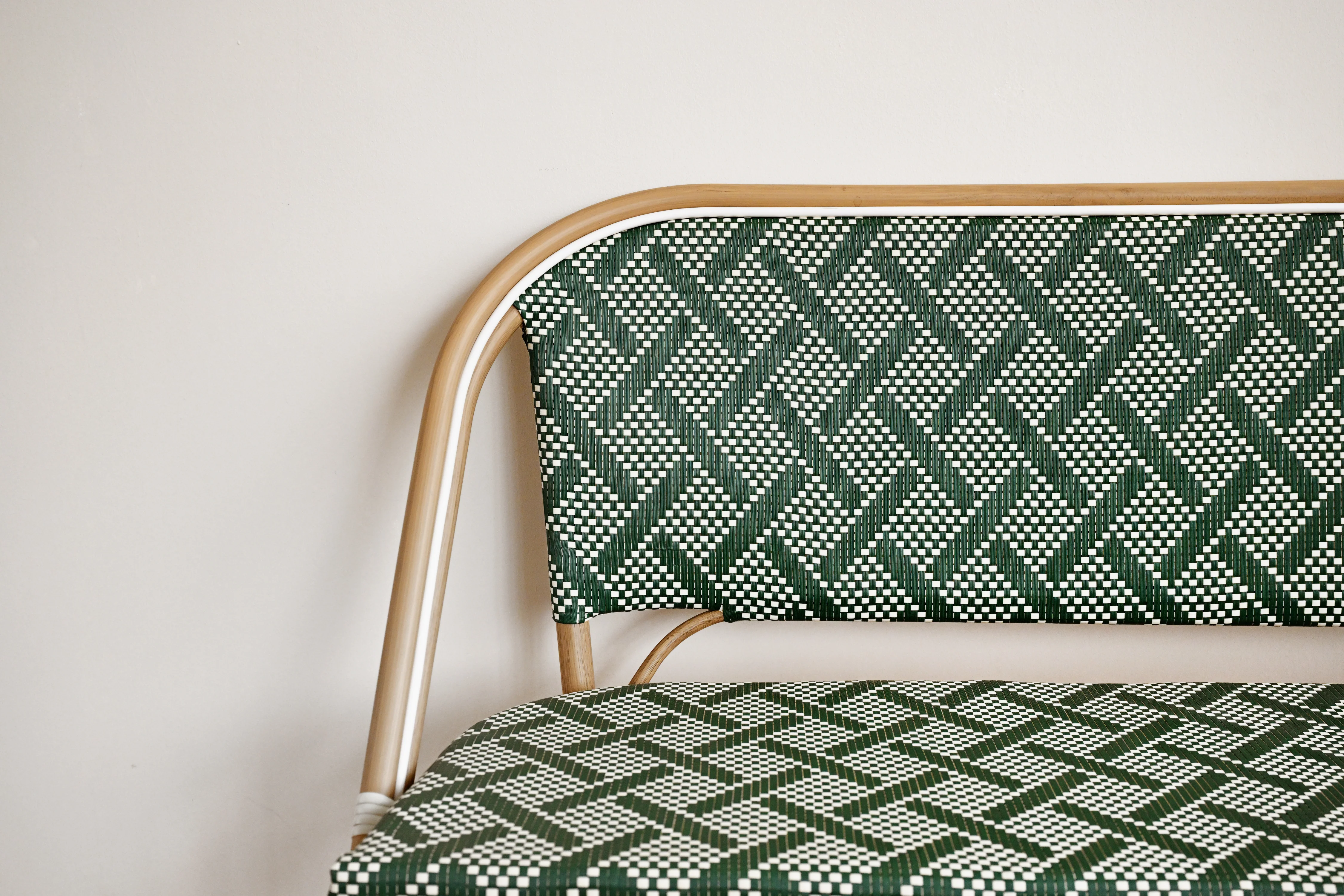 Outdoor Wicker Bench - Image 9
