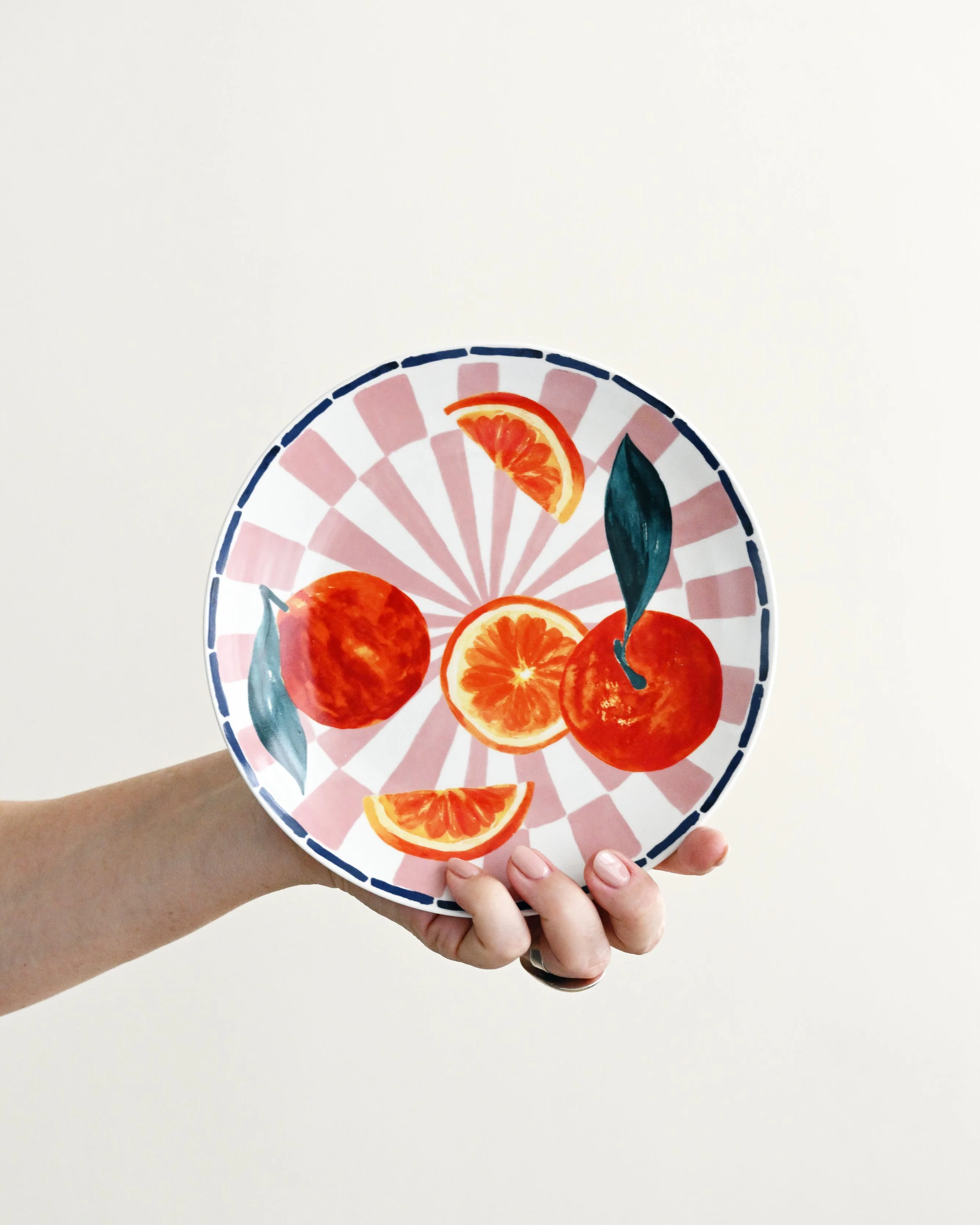 Porto Valentina Side Plate 20cm - Tangerine