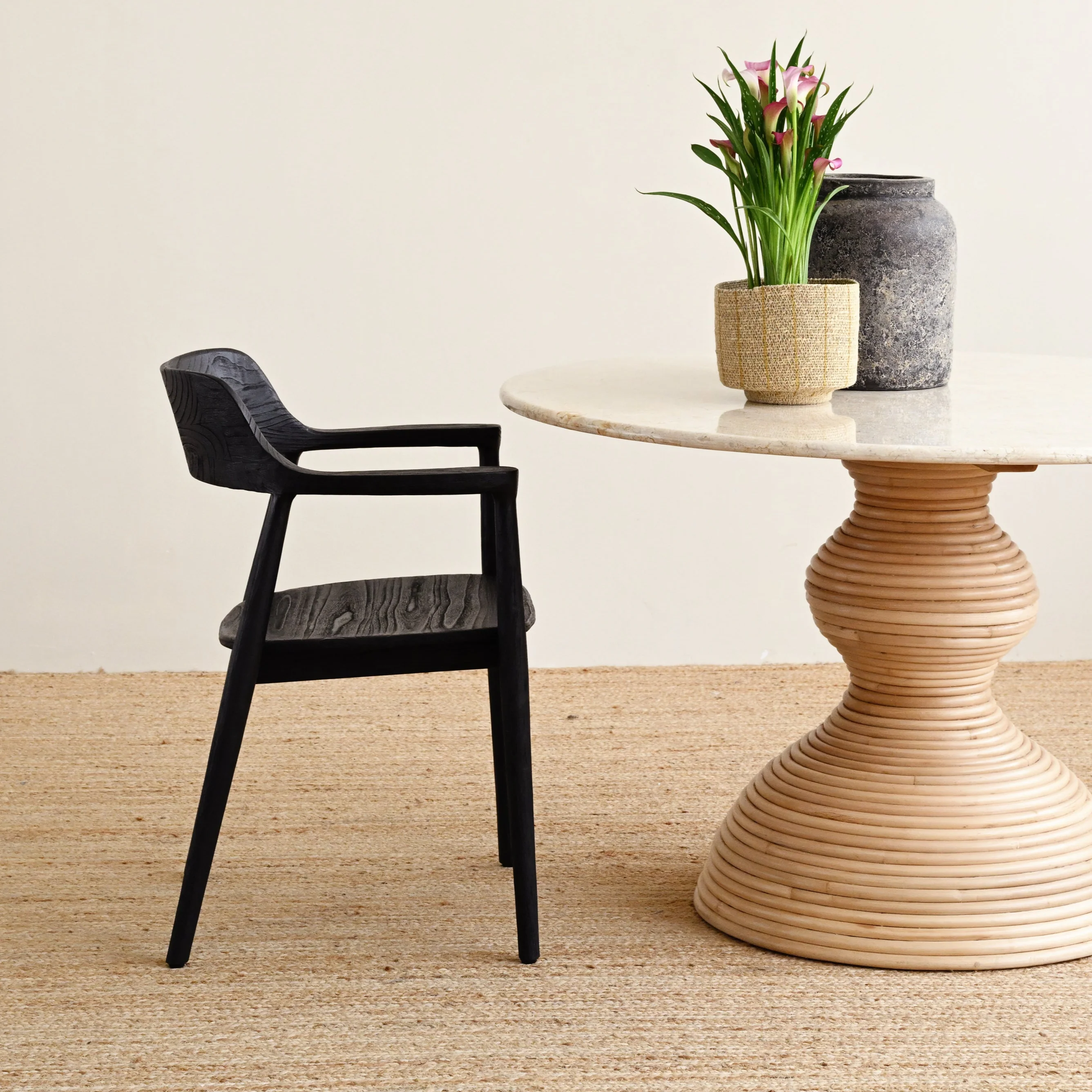 Provence Dining Chair - Black - Image 2